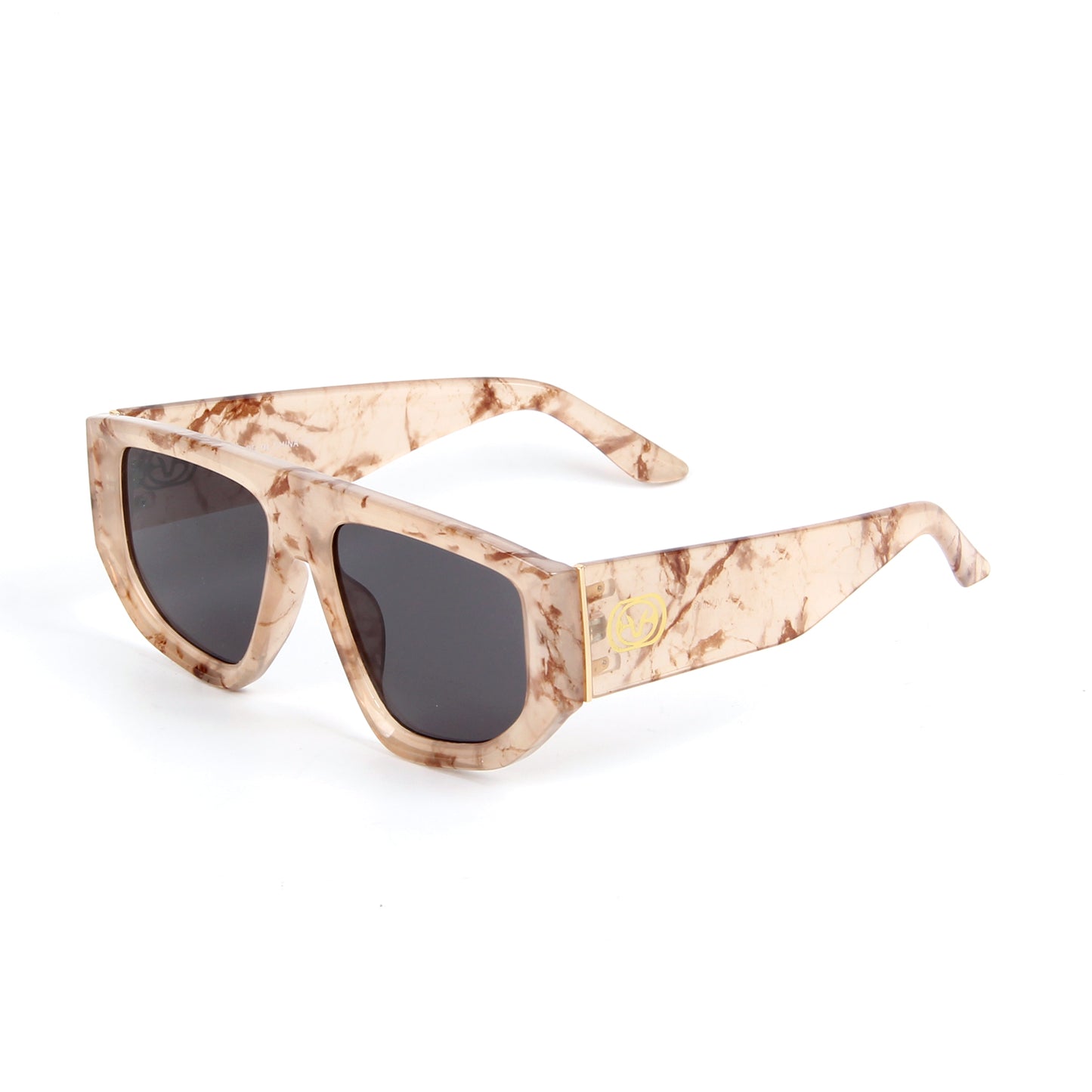 Vi18003 Vintage Square Cat Eye Sunglasses Women Trendy Fashion Cateye Sunglasses