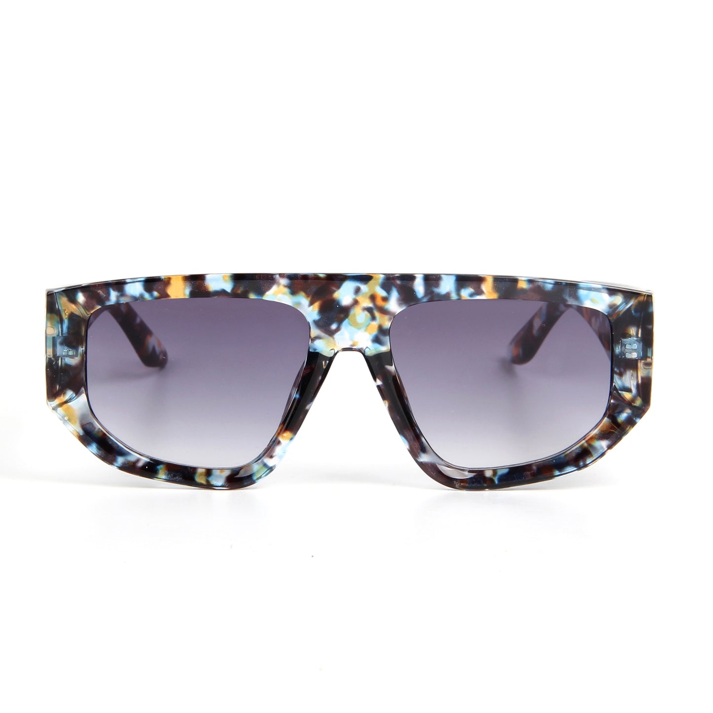 Vi18003 Vintage Square Cat Eye Sunglasses Women Trendy Fashion Cateye Sunglasses