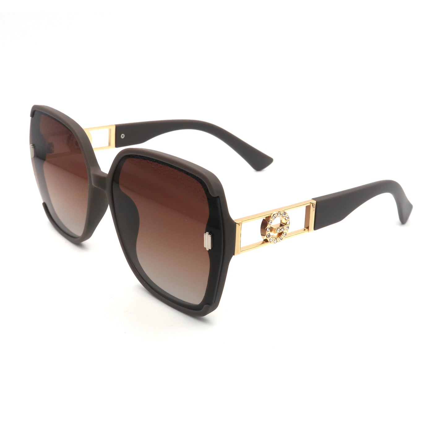 #2412 Expertly designed women's sunglasses with sophisticated frames and vibrant UV-protected lenses for bold, modern style