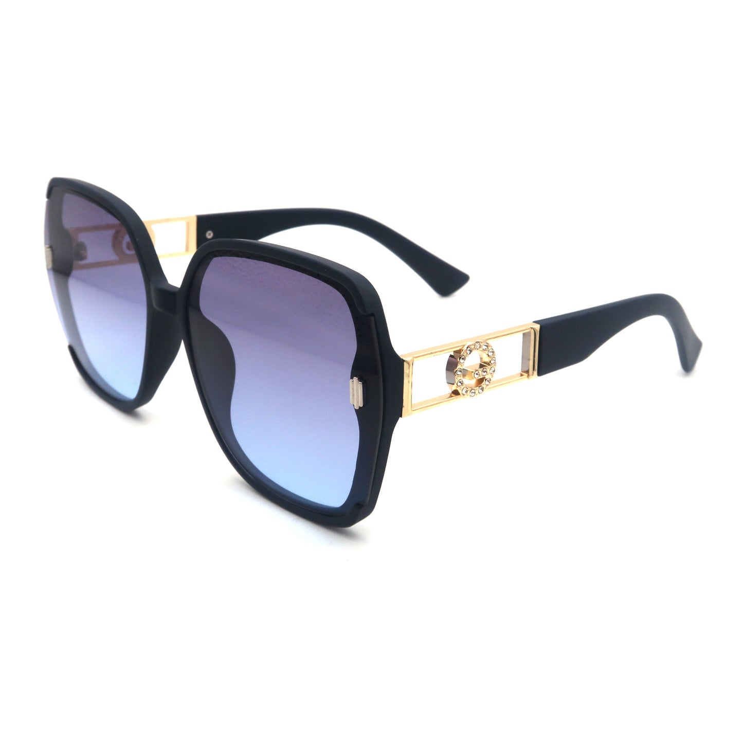 #2412 Expertly designed women's sunglasses with sophisticated frames and vibrant UV-protected lenses for bold, modern style