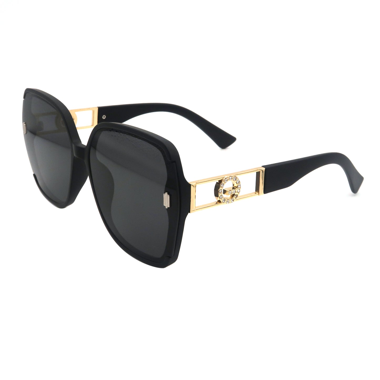 #2412 Expertly designed women's sunglasses with sophisticated frames and vibrant UV-protected lenses for bold, modern style