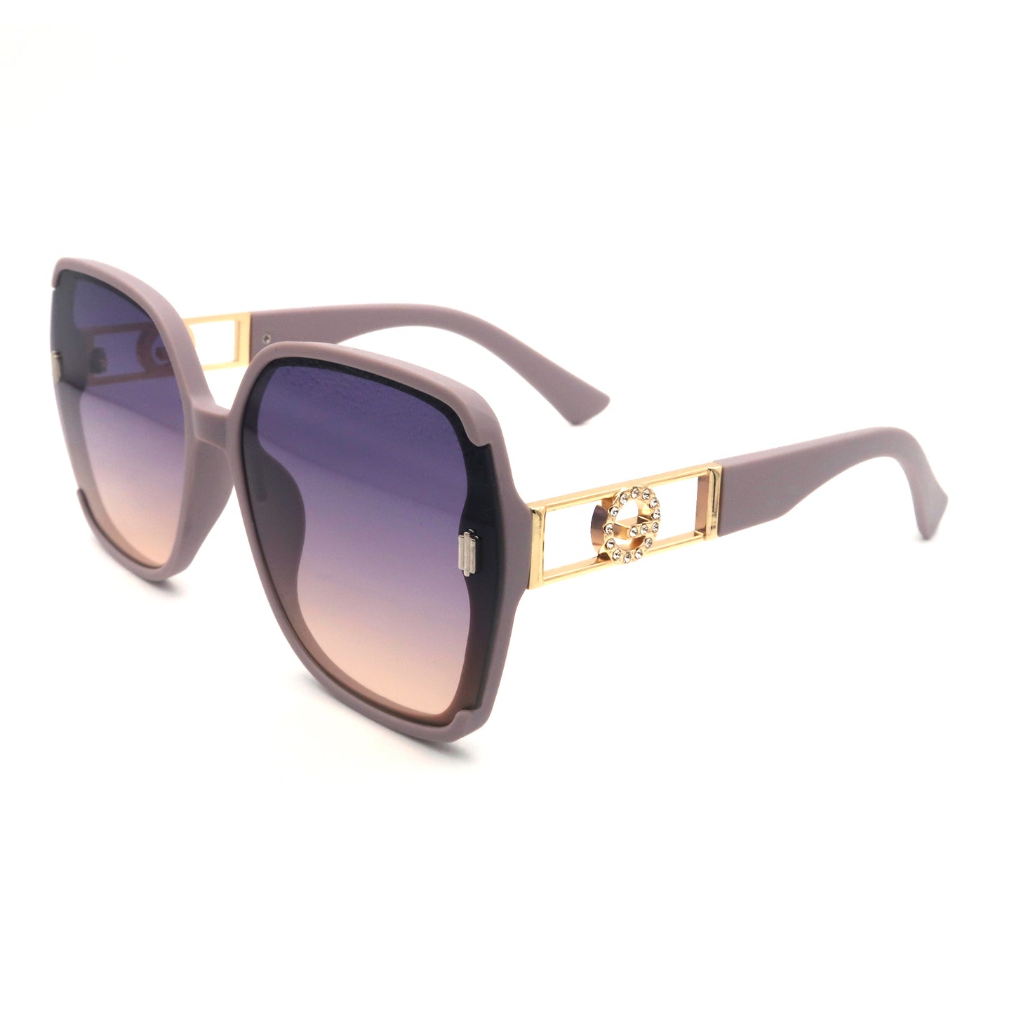#2412 Expertly designed women's sunglasses with sophisticated frames and vibrant UV-protected lenses for bold, modern style
