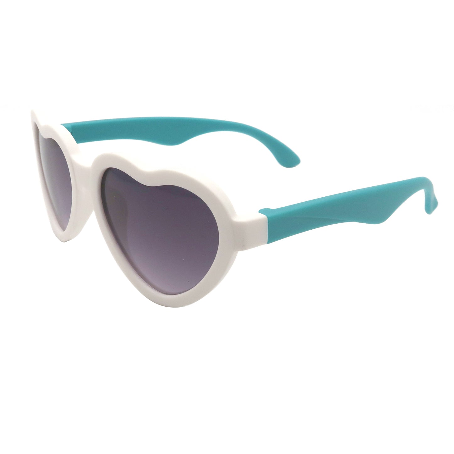 Vi6173 ids Heart Shaped Sunglasses Stylish Cute Sunglasses for Toddler Girls Age 3-10 Outdoor Beach Eyewear