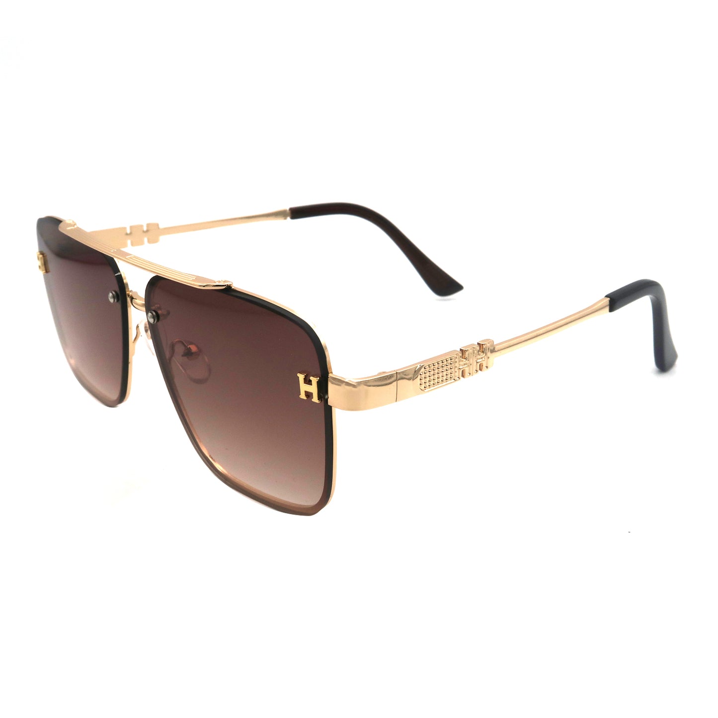 Vi6269 Sunglasses Men Square Aviator Frame UV400 Sun Glasses Driving Running Fishing Golf Hiking