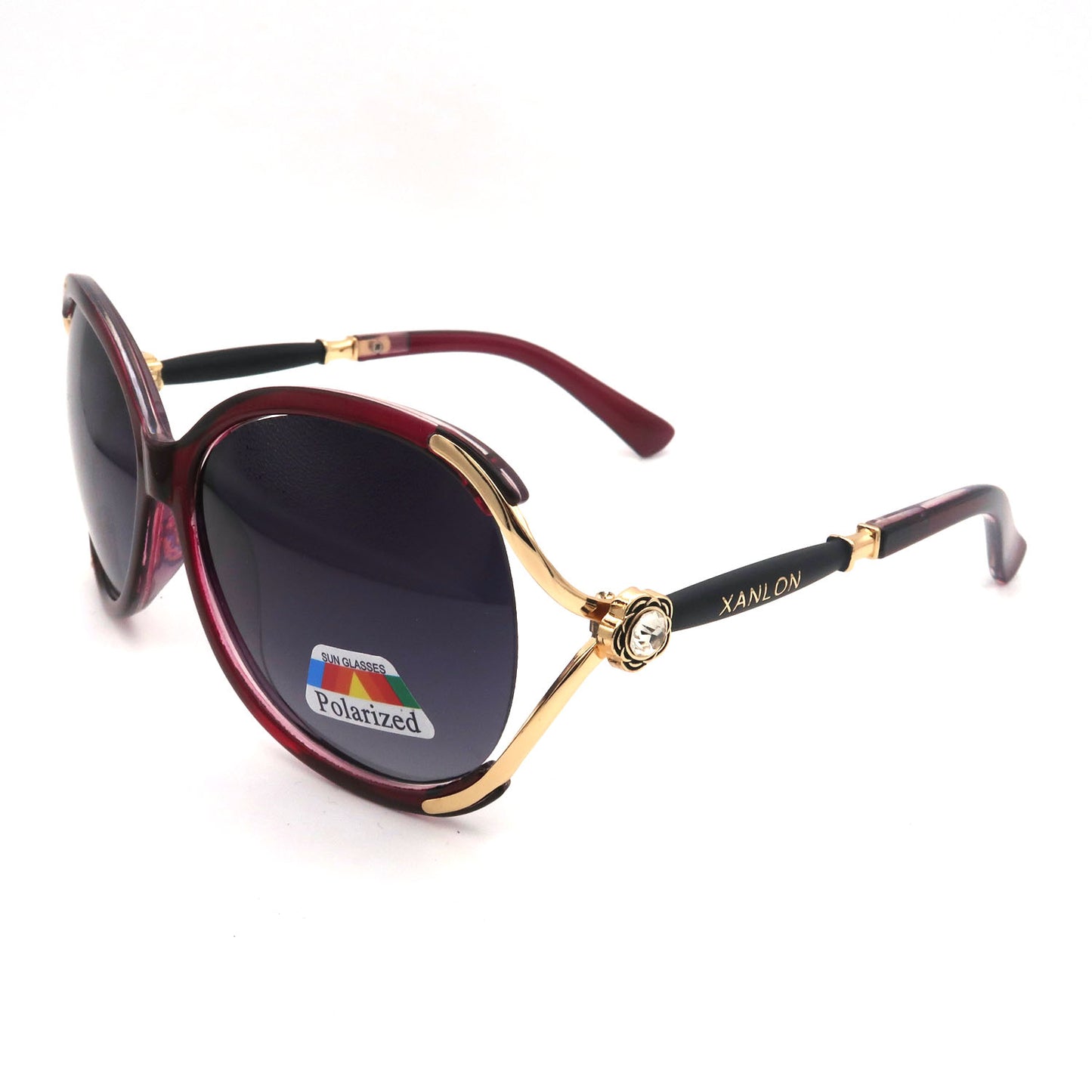 Polarized Sunglasses Womens, Classic Square Sun Glasses for women with UV Protection Wrap Shades