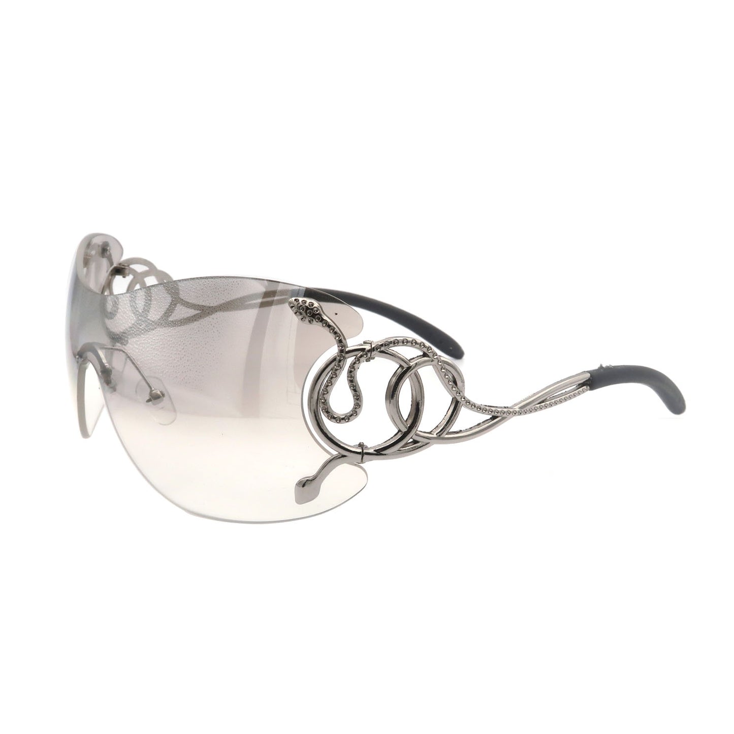#81046 Conjoined large frame spirit snake sunglasses tide cross-border European and American personality spice girl