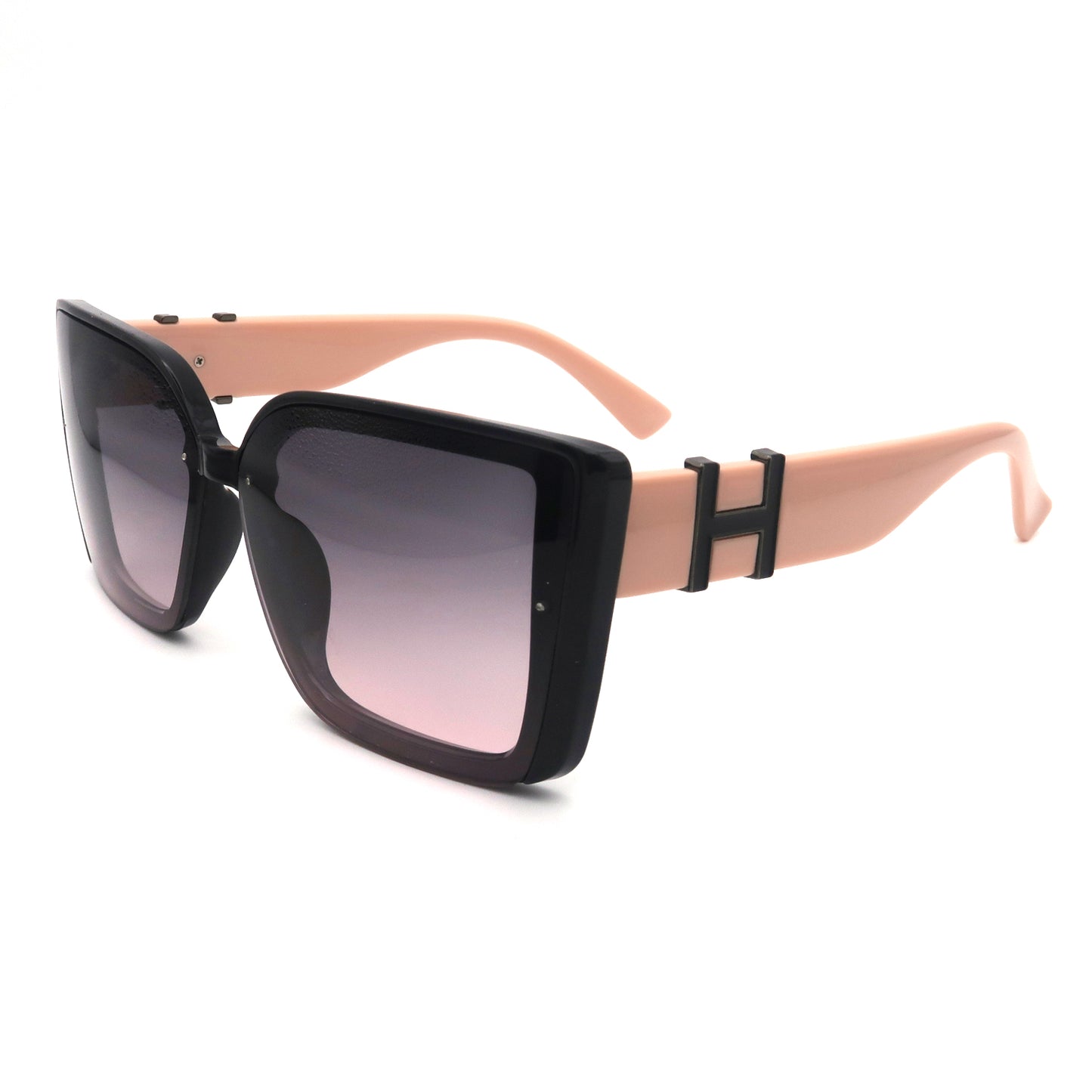 Vi82069 Trendy Square Sunglasses Womens,Retro Oversized Women Thick Sun Glasses