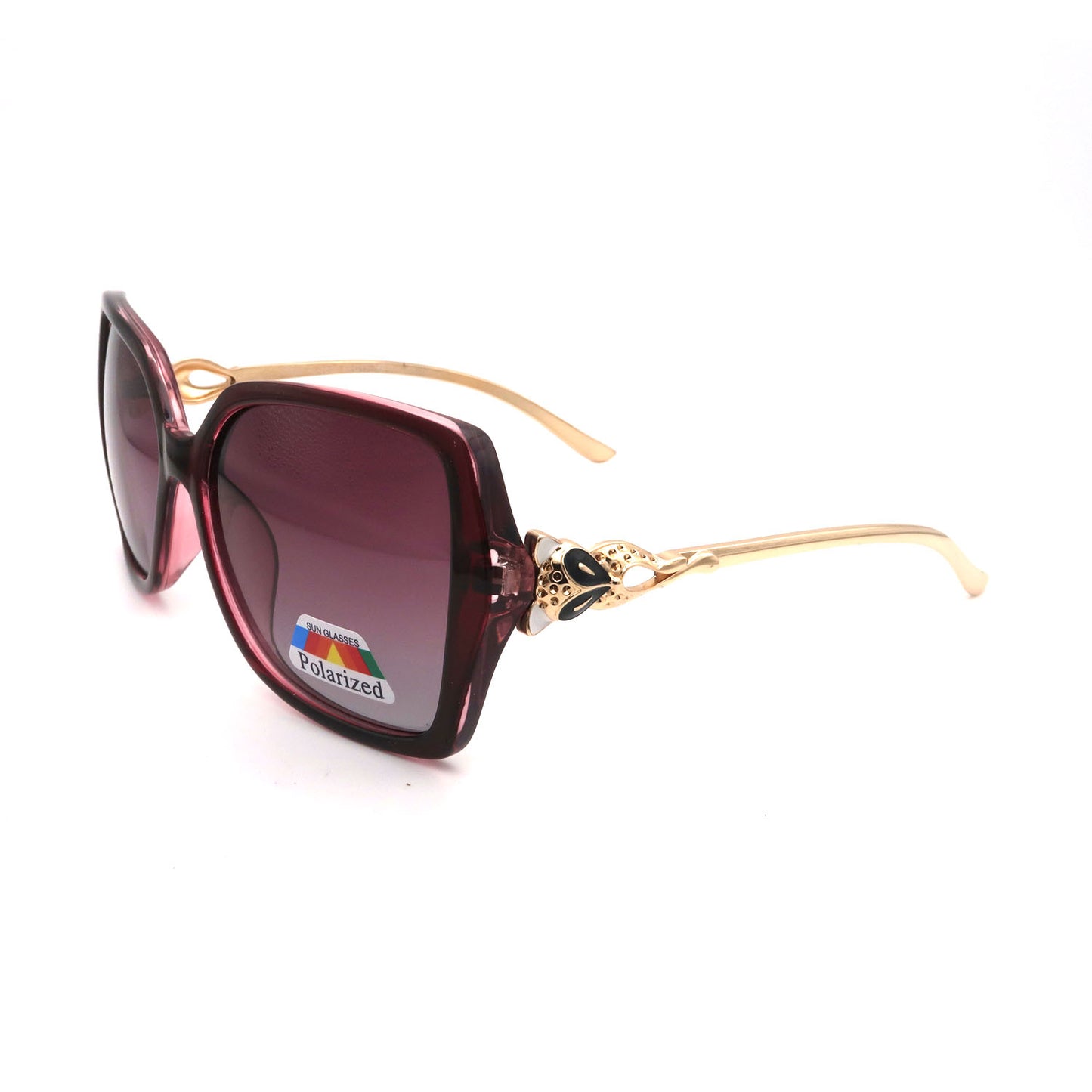 Polarized Sunglasses Womens, Classic Square Sun Glasses for women with UV Protection Wrap Shades