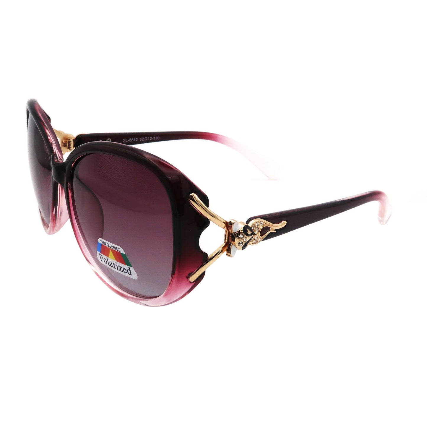 Polarized Sunglasses Womens, Classic Square Sun Glasses for women with UV Protection Wrap Shades