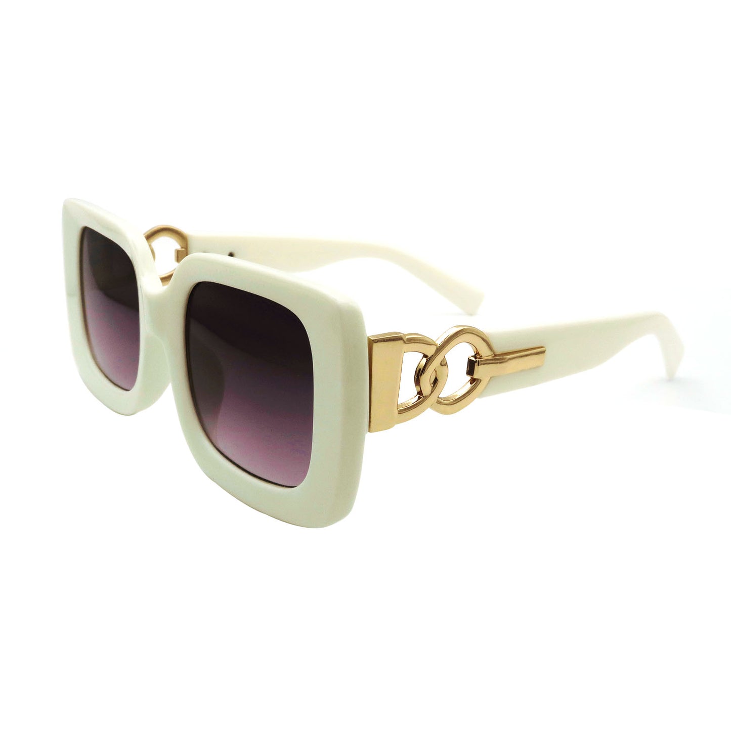 Trendy Square Sunglasses Womens,Retro Oversized Women Thick Sun Glasses