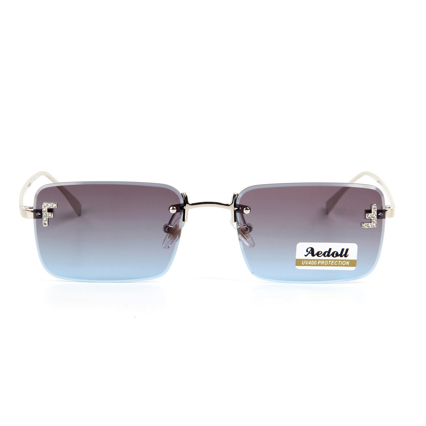 H005 Retro Rectangle Sunglasses for Women Men Vintage 90s Style Rectangular Frame Sunnies