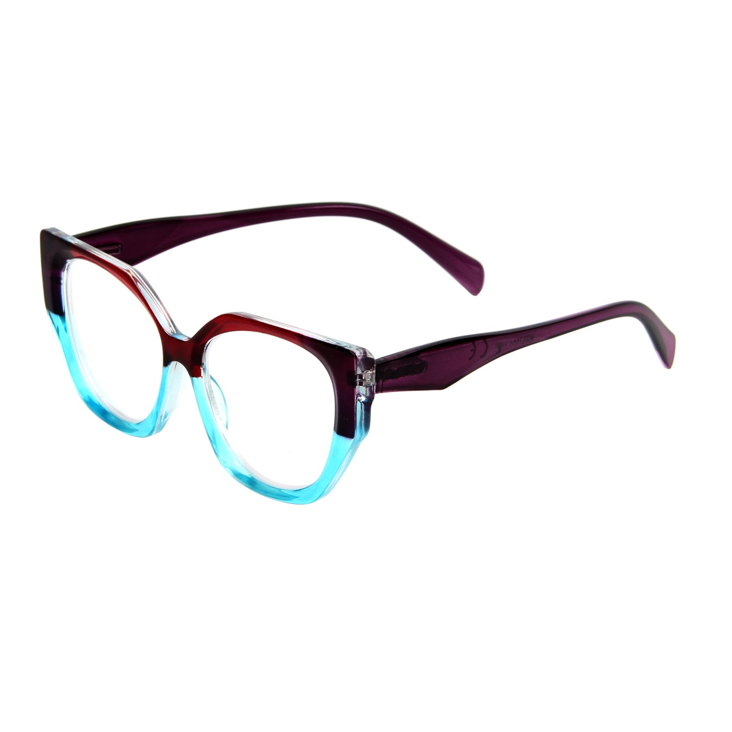 #87001 Cat Eye Reading Glasses for Women Blue Light Blocking,Readers for Women 2.5 with Comfort Spring Hinges,Fashion Designer Ladies Eyeglasses
