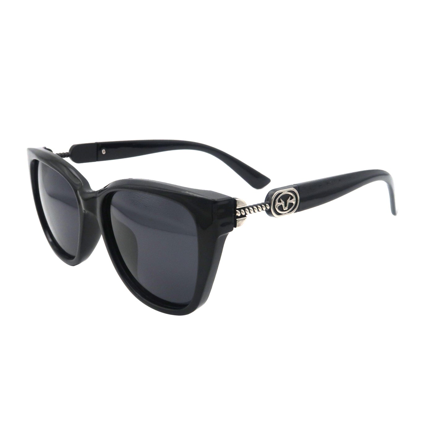 #P1175 Polarized Sunglasses Womens, Classic Square Sun Glasses for women with UV Protection Wrap Shades