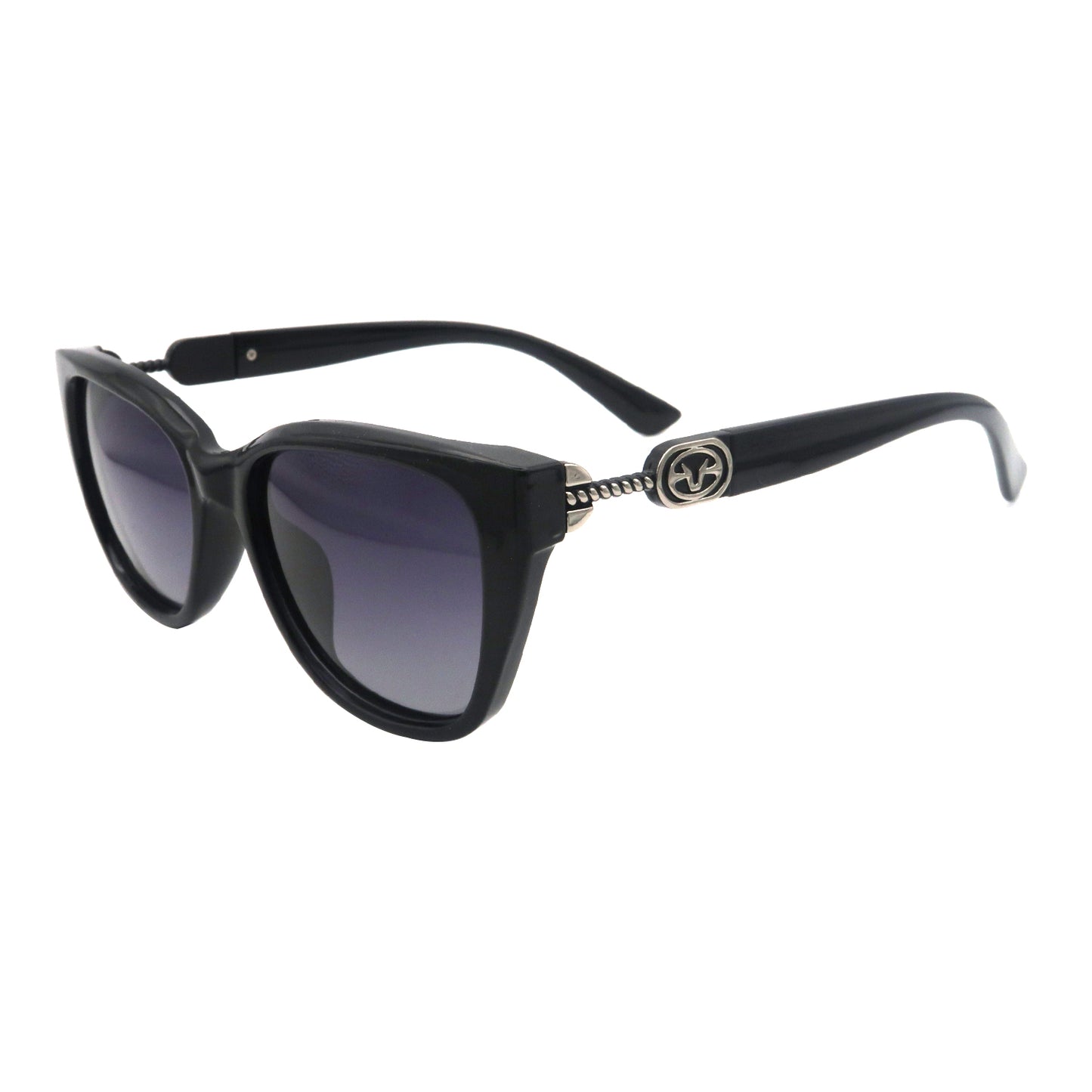 #P1175 Polarized Sunglasses Womens, Classic Square Sun Glasses for women with UV Protection Wrap Shades