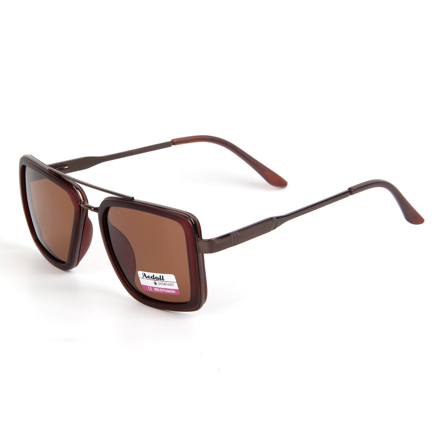 P1929 Trendy Aviator Sunglasses Women Men Classic Vintage Square Sunglasses 70s Large Metal Shades
