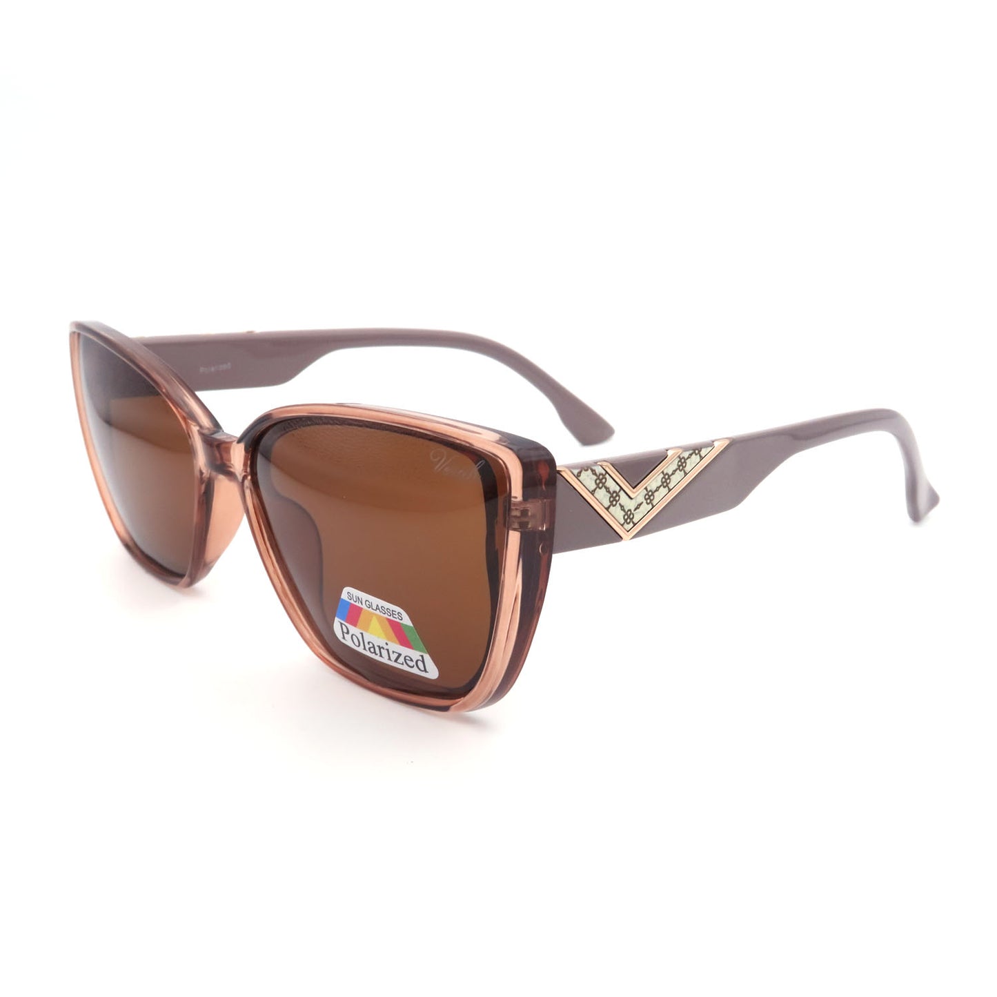 Polarized Sunglasses Womens, Classic Square Sun Glasses for women with UV Protection Wrap Shades