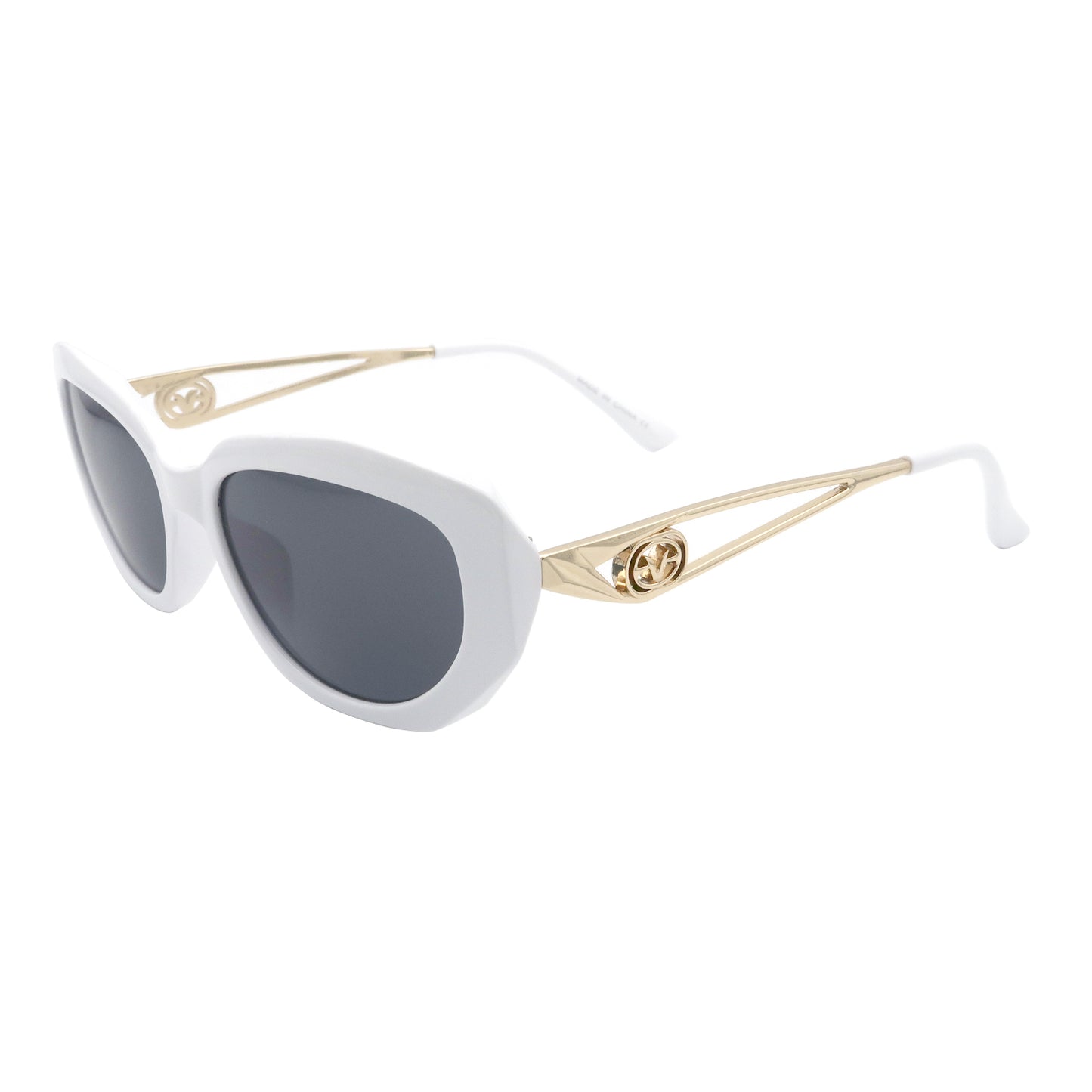 Vi18006 Retro Oval Sunglasses for Women and Men Fashion Small Oval Sun Glasses 90s Vintage Shades