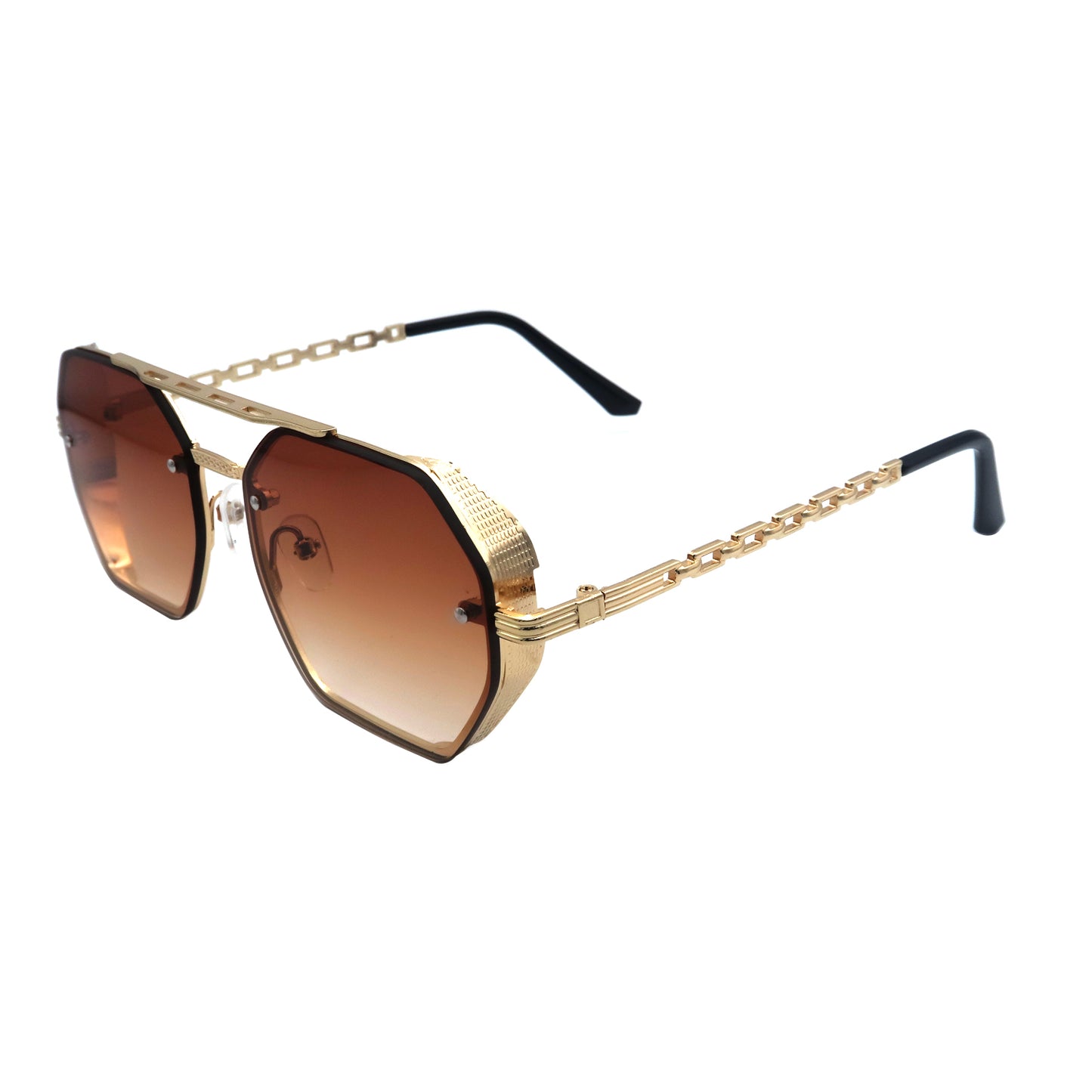 Vi19109 Vintage Retro Round Sunglasses Metal Circle Frame