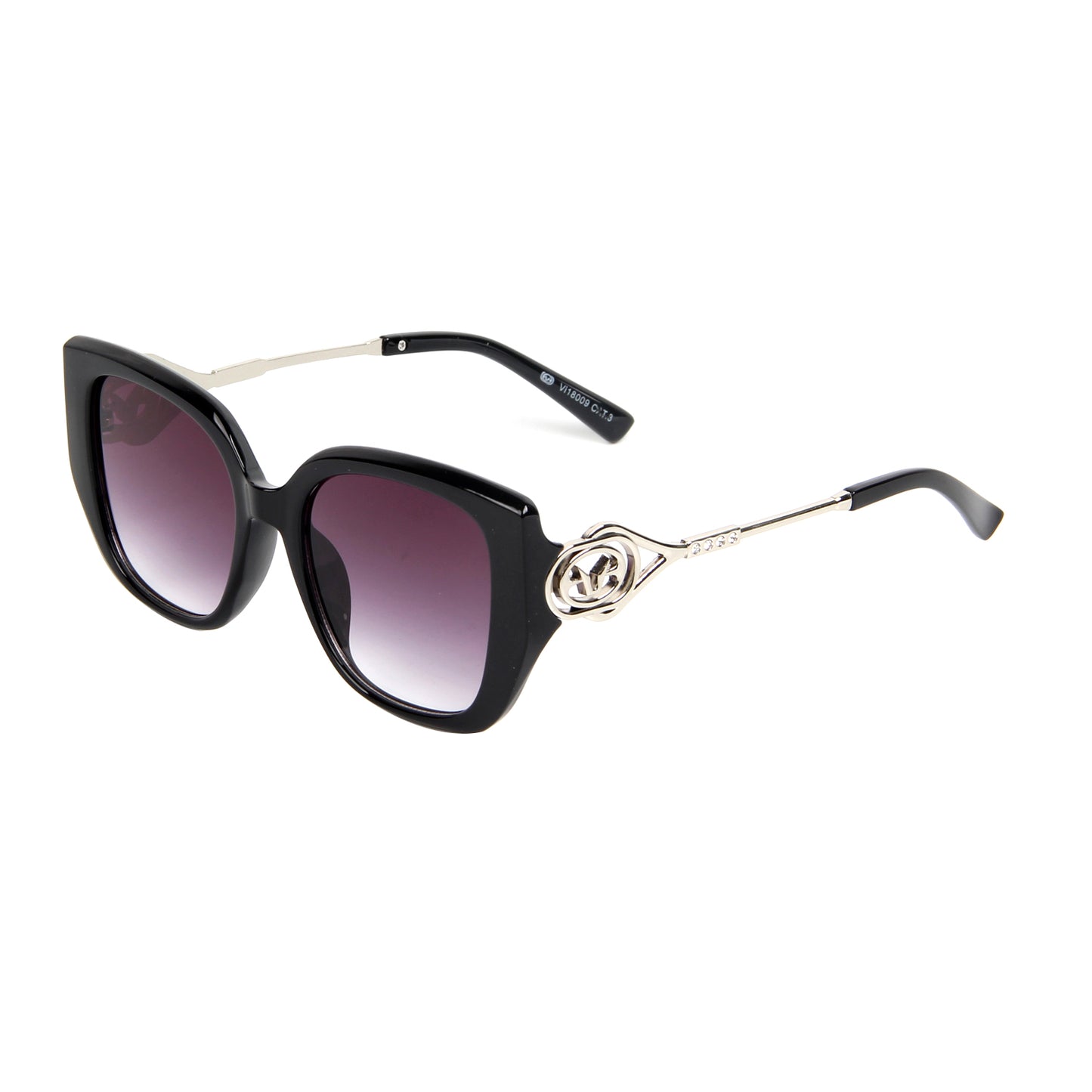 Vi18009 Trendy ;Square Sunglasses Womens,Retro Oversized Women Thick Sun Glasses
