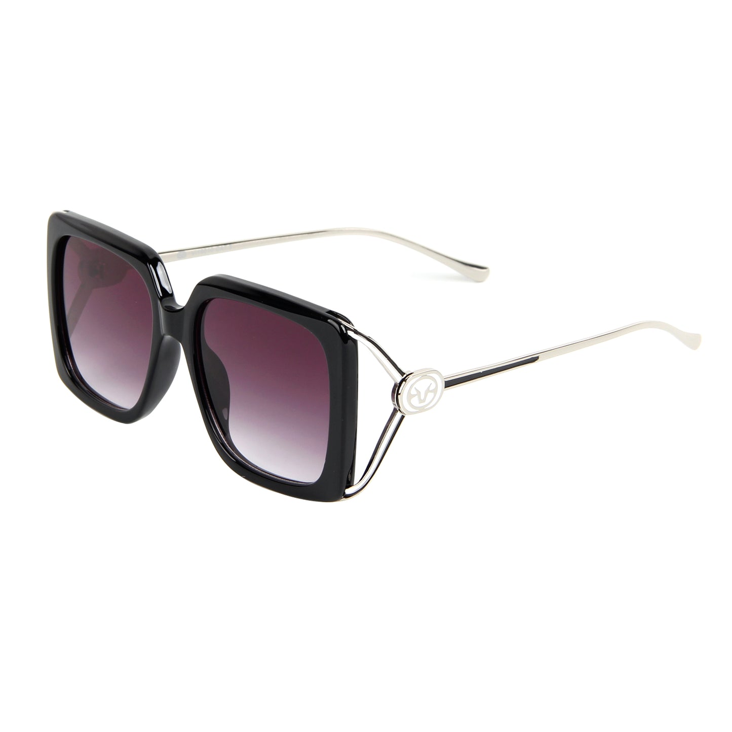 Vi18010 Trendy ;Square Sunglasses Womens,Retro Oversized Women Thick Sun Glasses