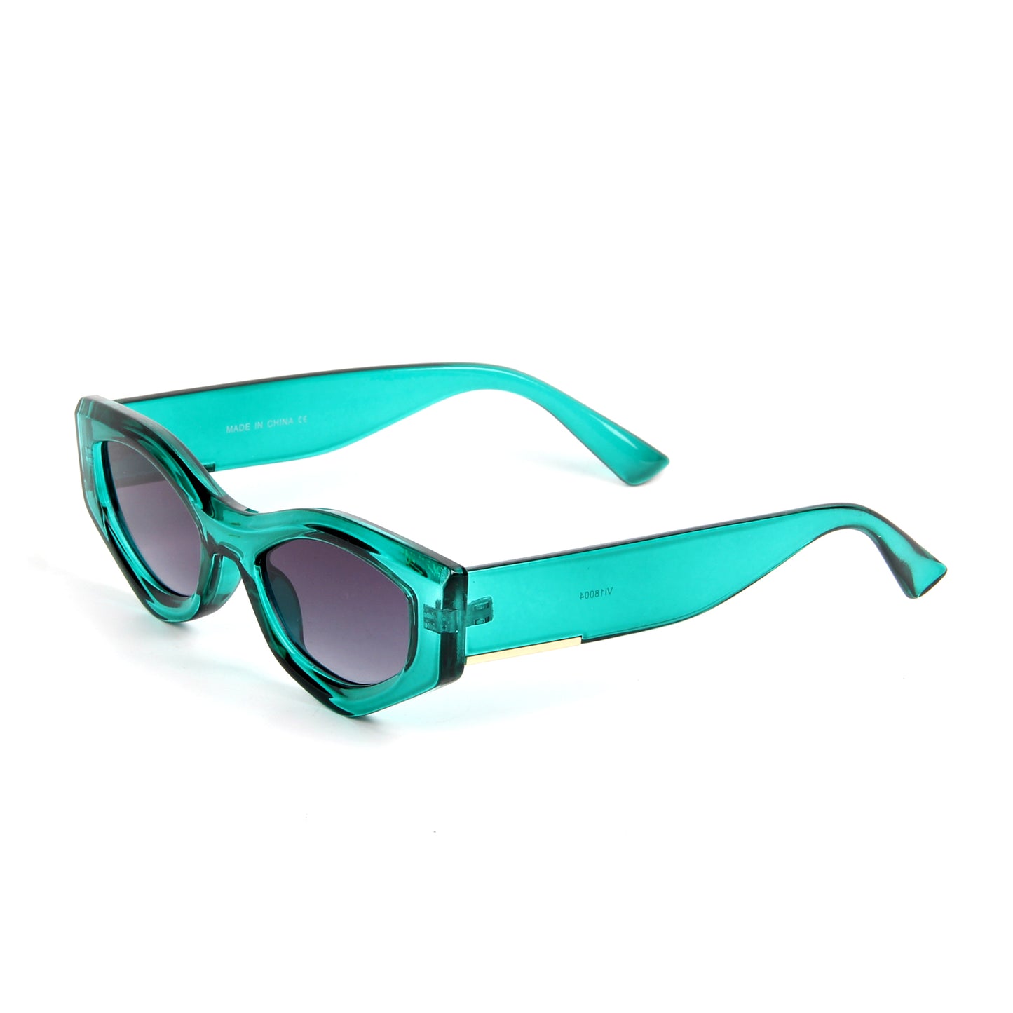 Vi18004 Cat Eye Sunglasses for Women Cateye Frames Fashion Vintage Square Classic Retro Sun Glasses