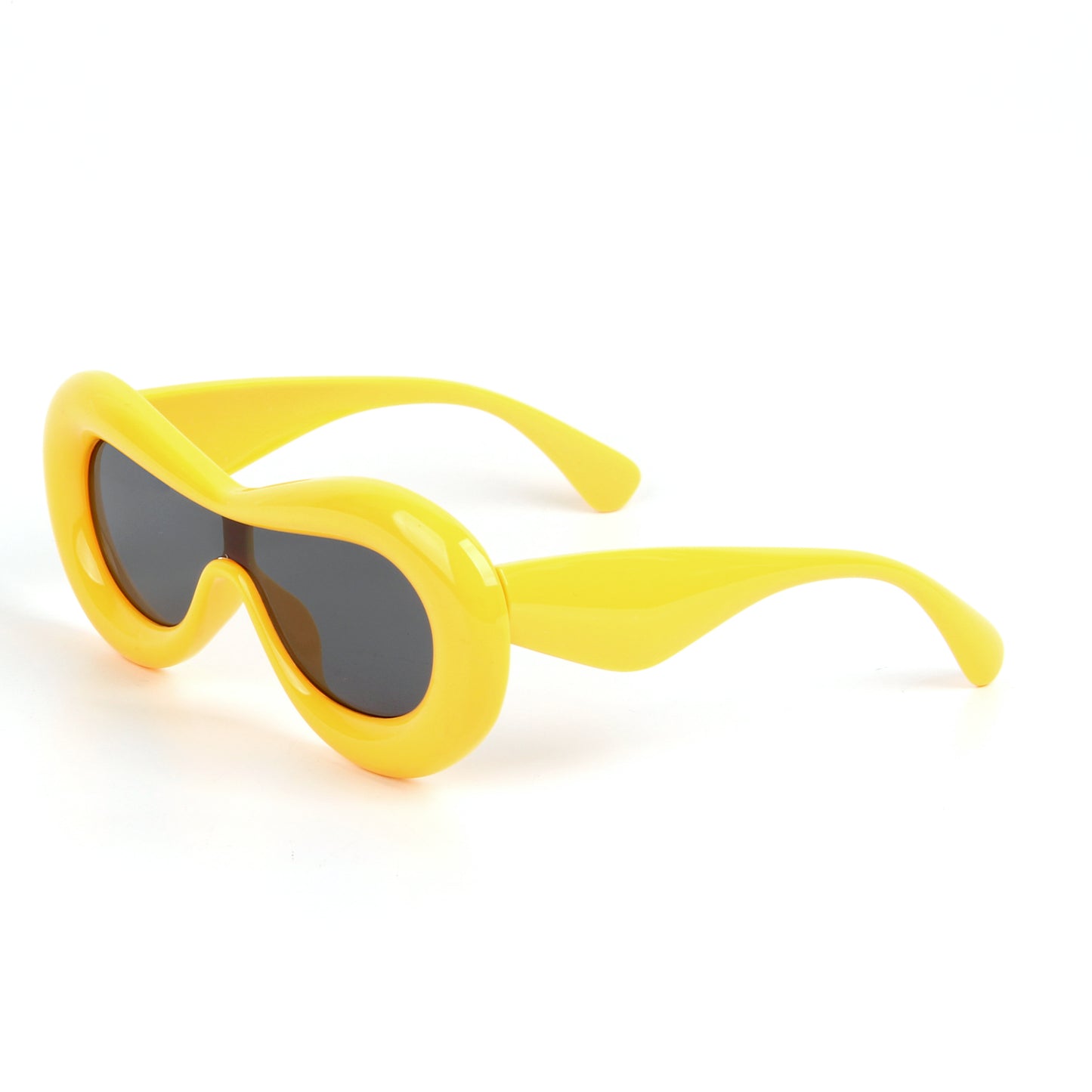 #300 Bold, Multicolored Accents, and Playful Oversized Trendy Frame  Party Sunglasses