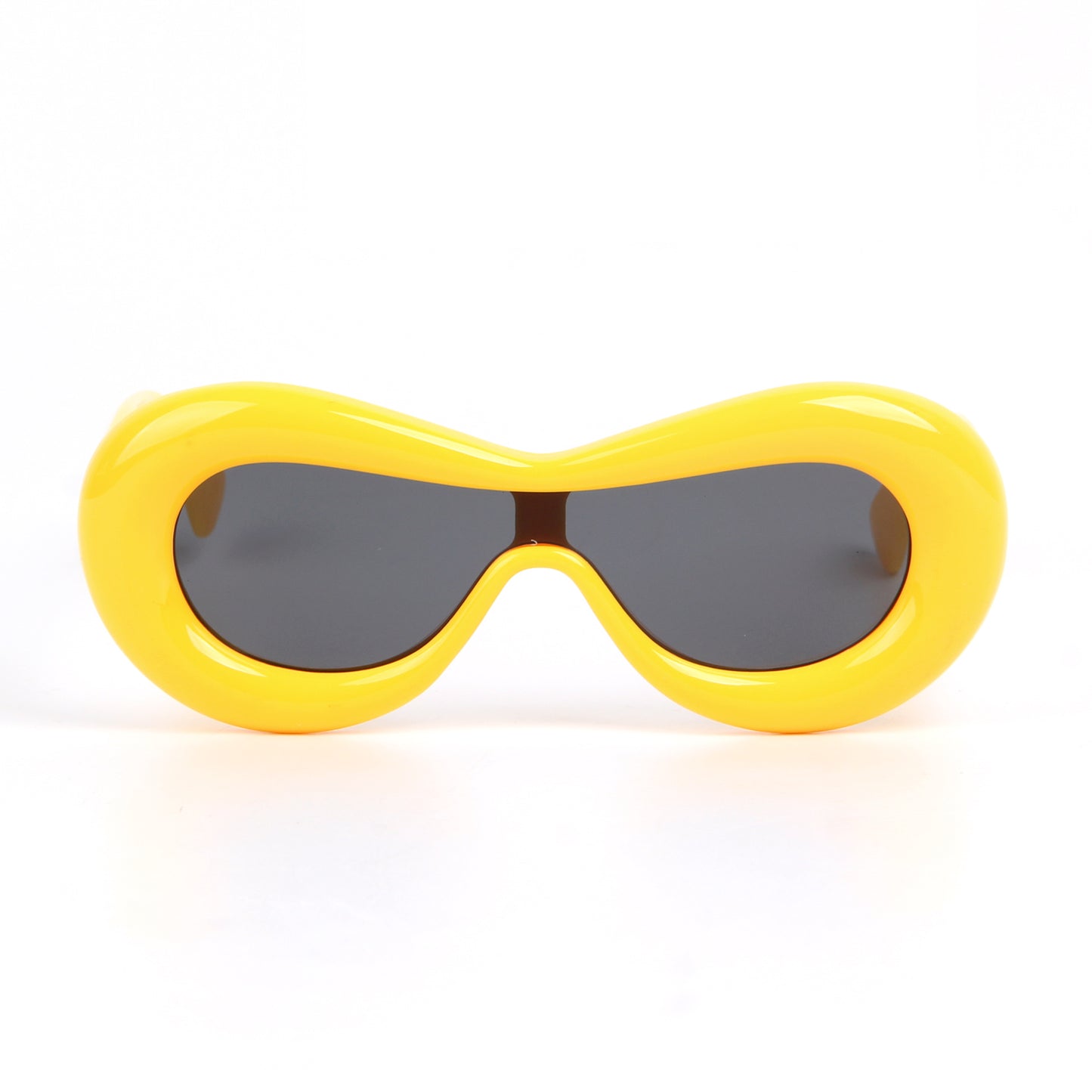 #300 Bold, Multicolored Accents, and Playful Oversized Trendy Frame  Party Sunglasses