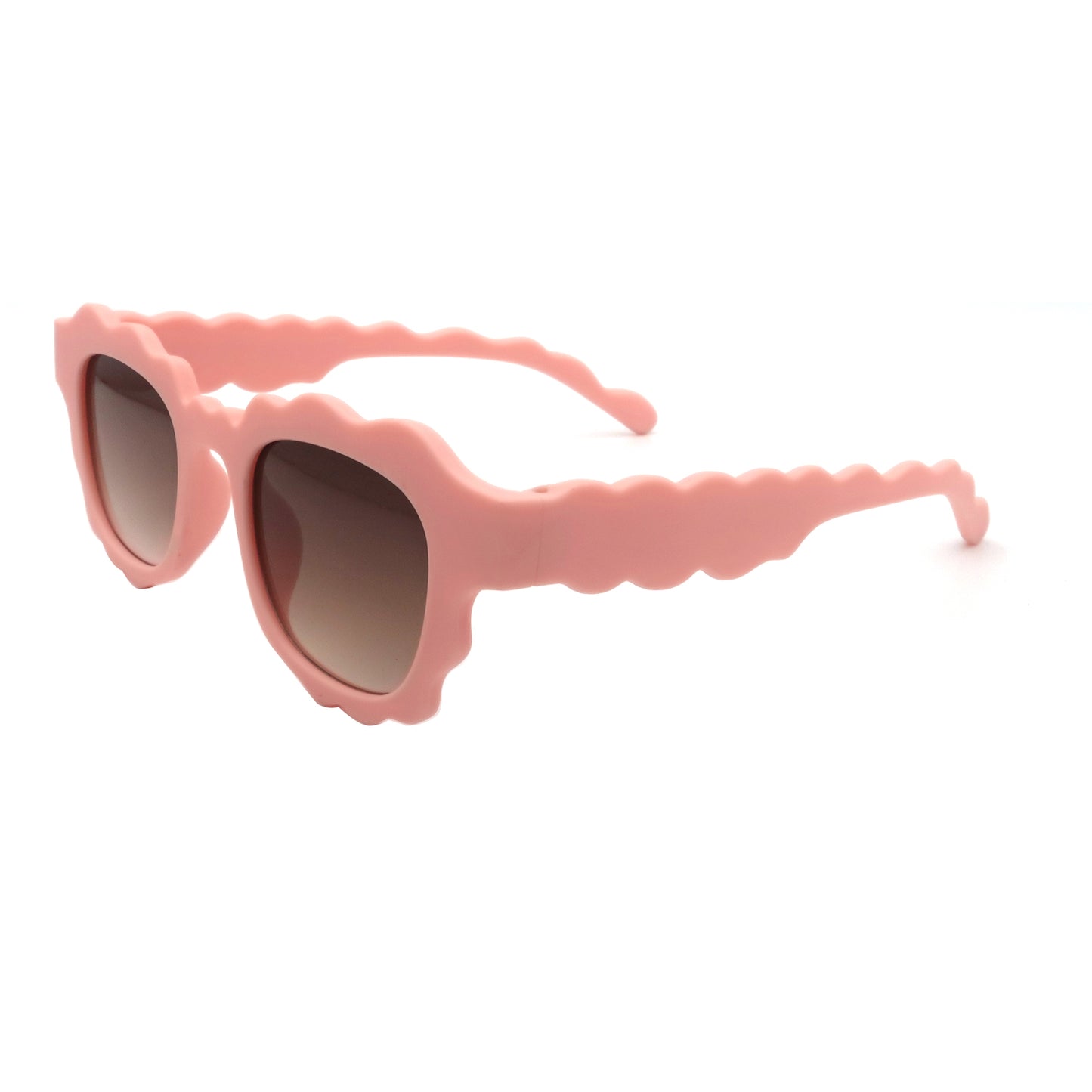 HB61073 Fashion sunglasses for kids with wavy borders