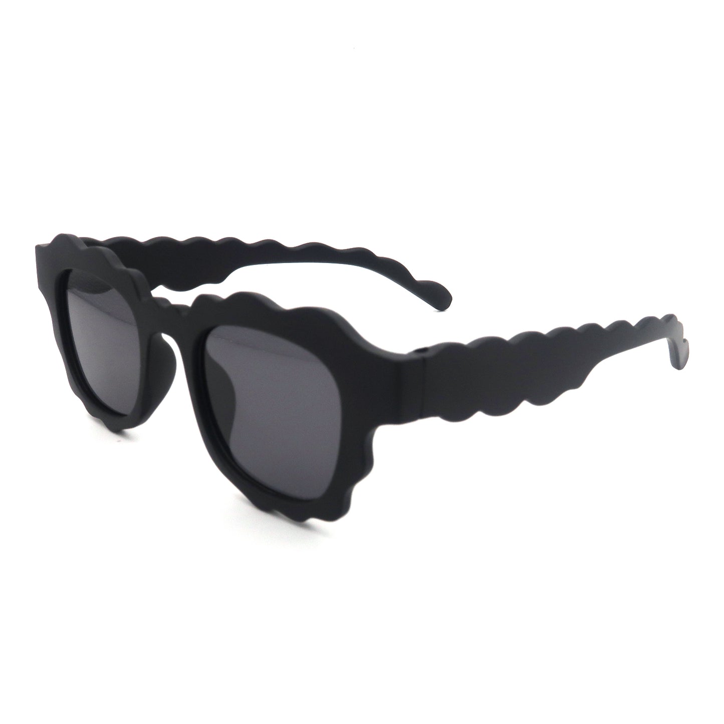 HB61073 Fashion sunglasses for kids with wavy borders