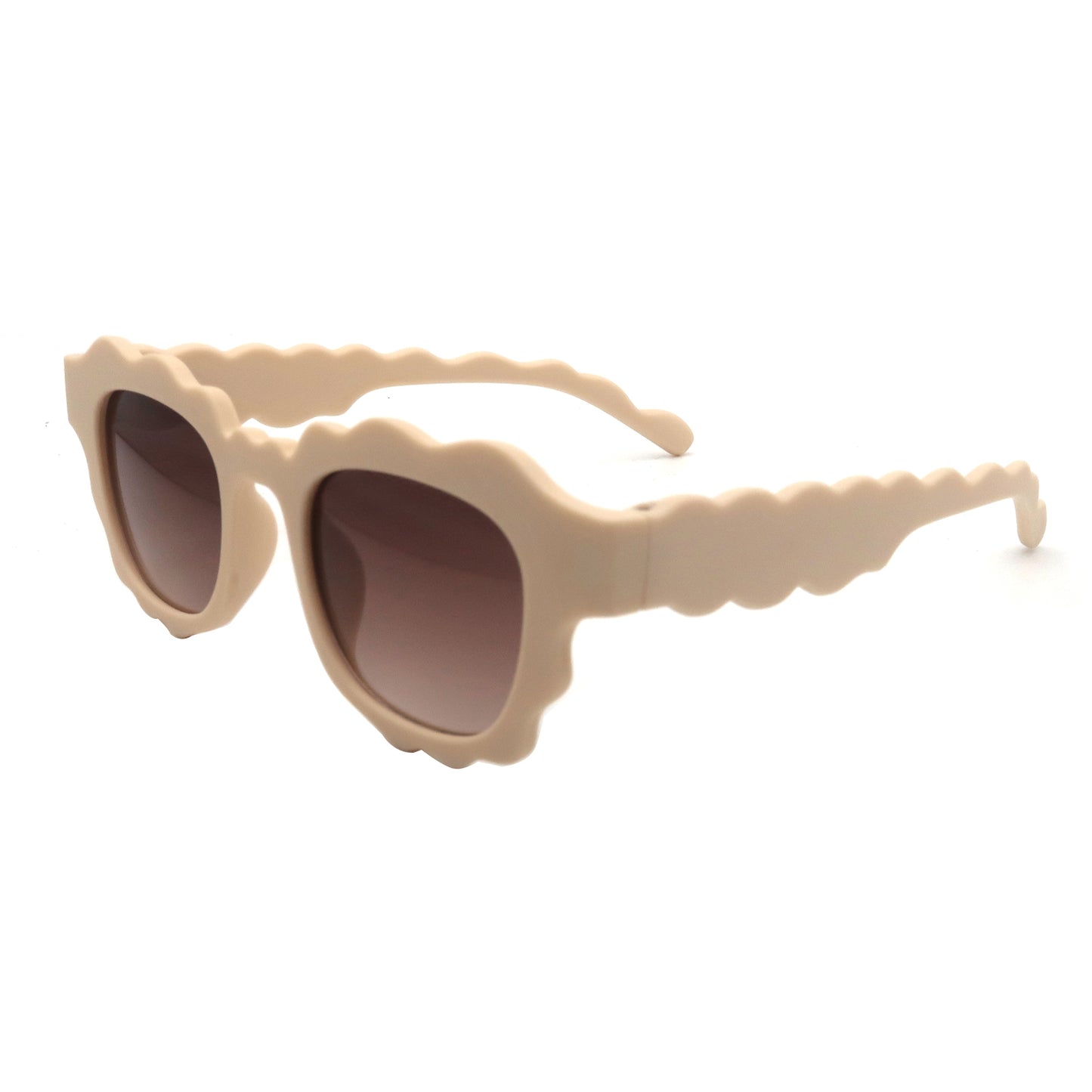 HB61073 Fashion sunglasses for kids with wavy borders