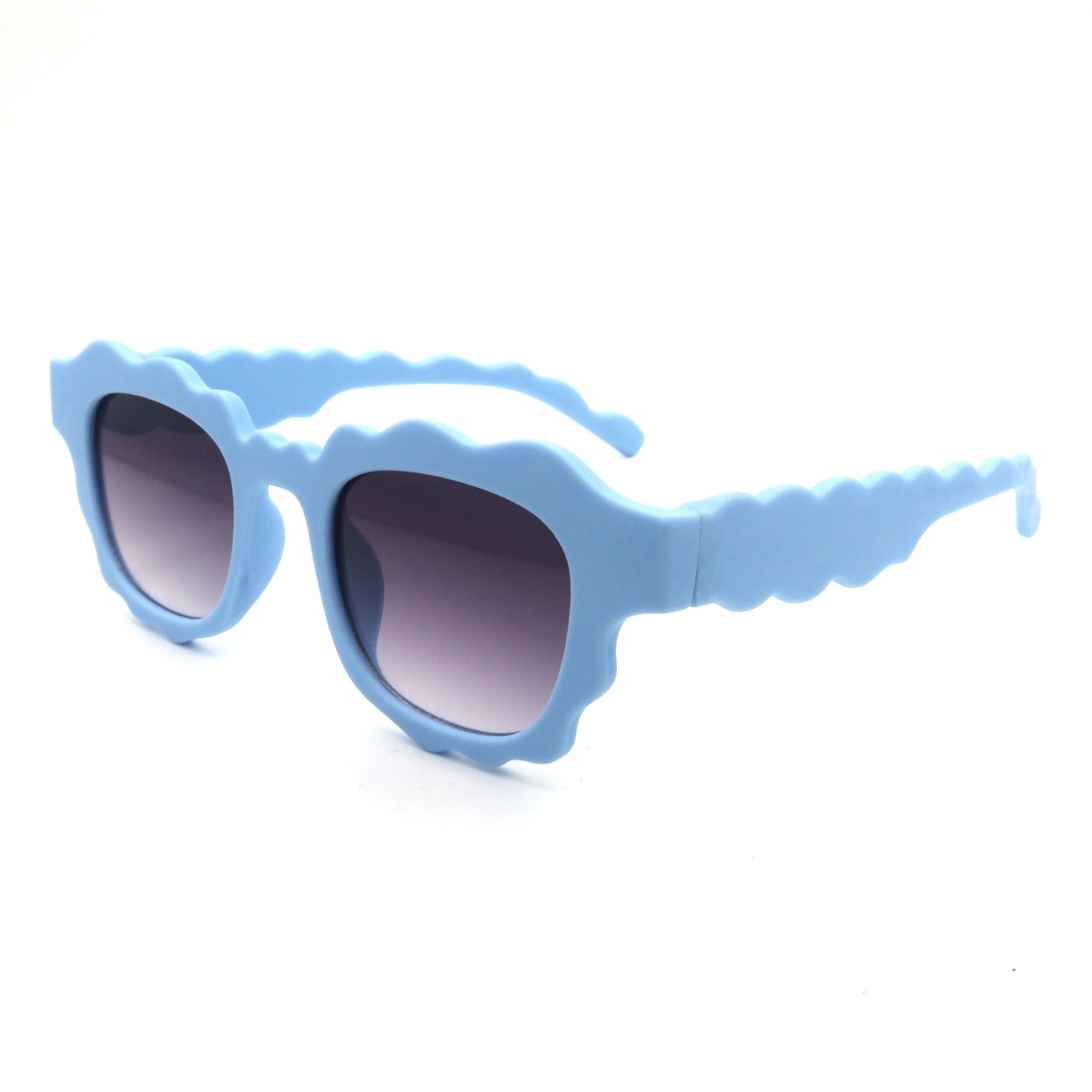 HB61073 Fashion sunglasses for kids with wavy borders