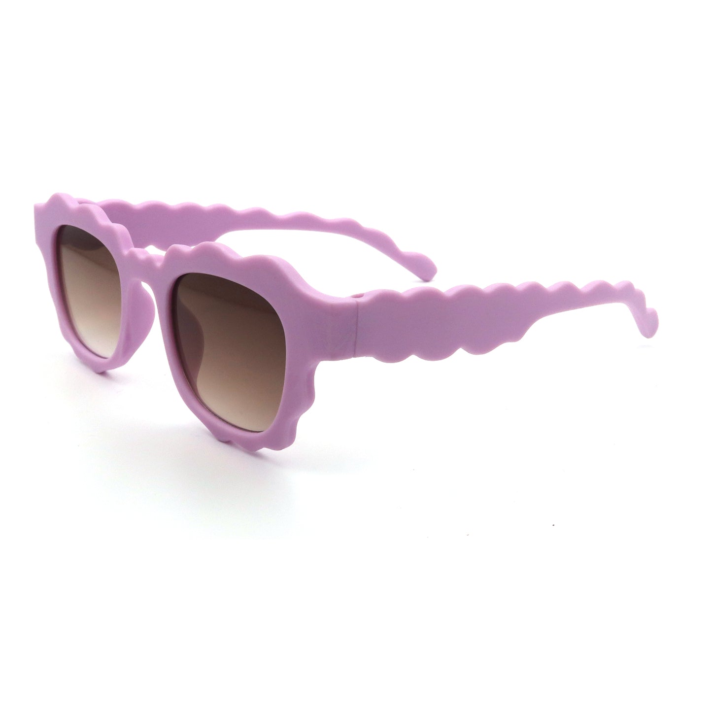 HB61073 Fashion sunglasses for kids with wavy borders