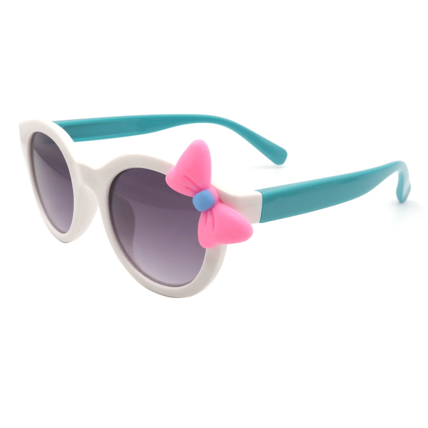 Vi6155 Kids Sunglasses UV Protection | Lovely Pink Heart Girls Sunglasses Kitty Age 2-10 Baby Toddlers