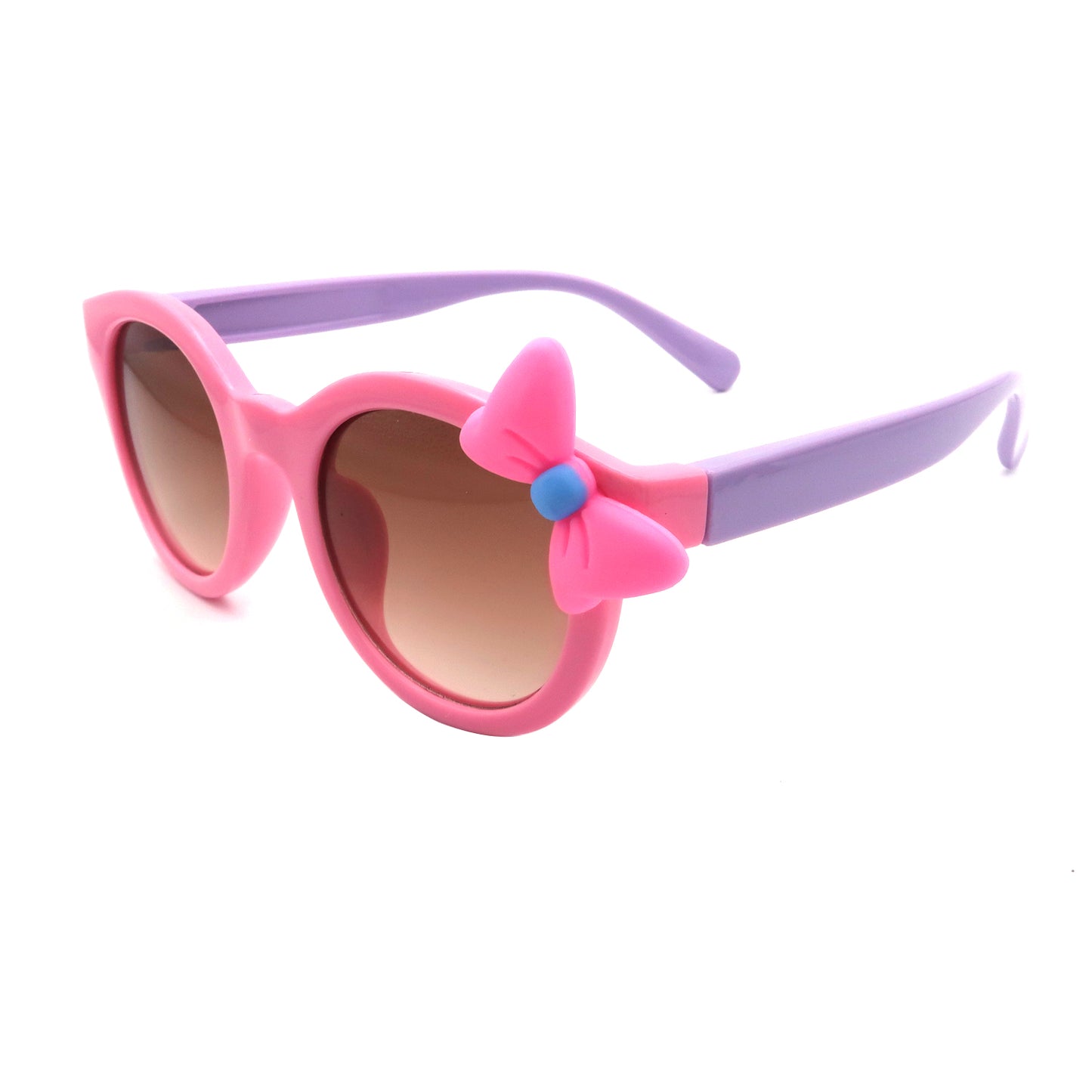 Vi6155 Kids Sunglasses UV Protection | Lovely Pink Heart Girls Sunglasses Kitty Age 2-10 Baby Toddlers