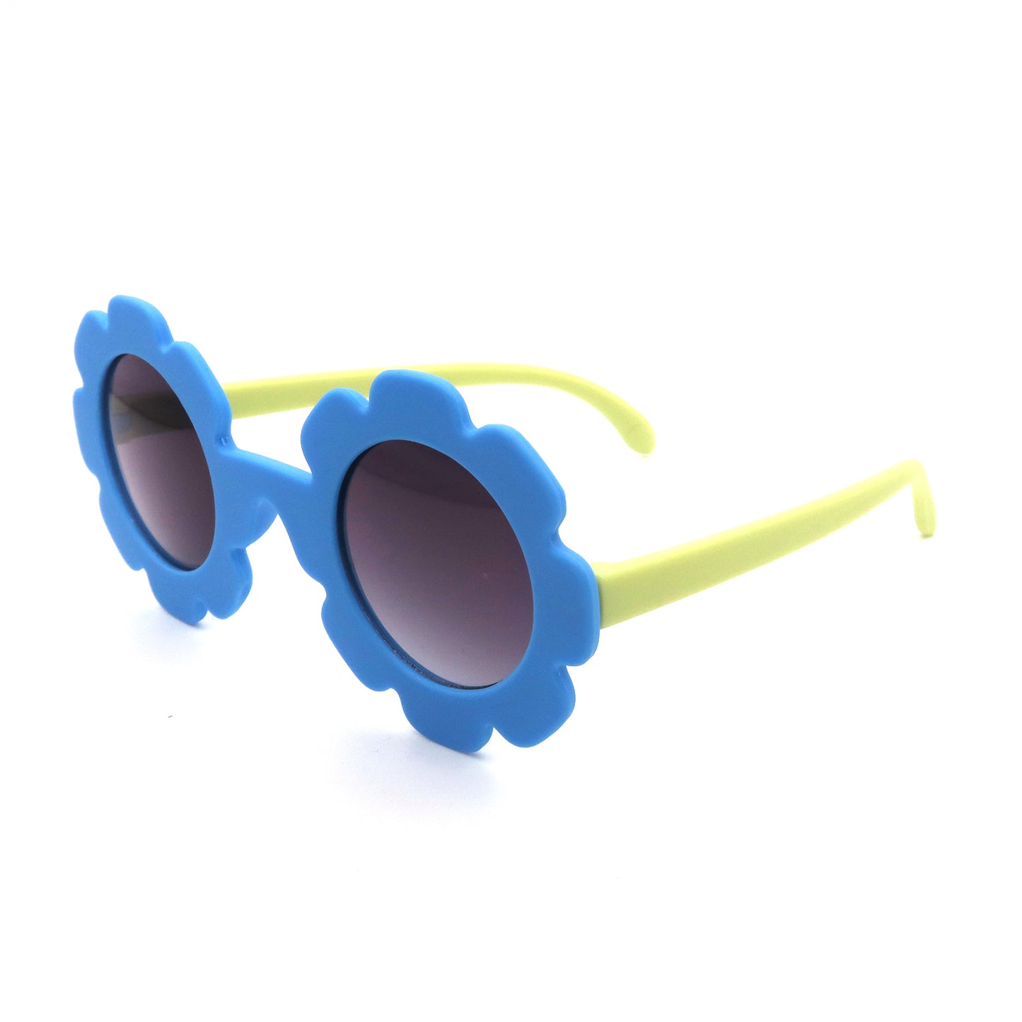 Vi6172 ound Flower Sunglasses Set, Outdoor Kids Sunglasses Kit, 12 Color Options Flower Sunglasses