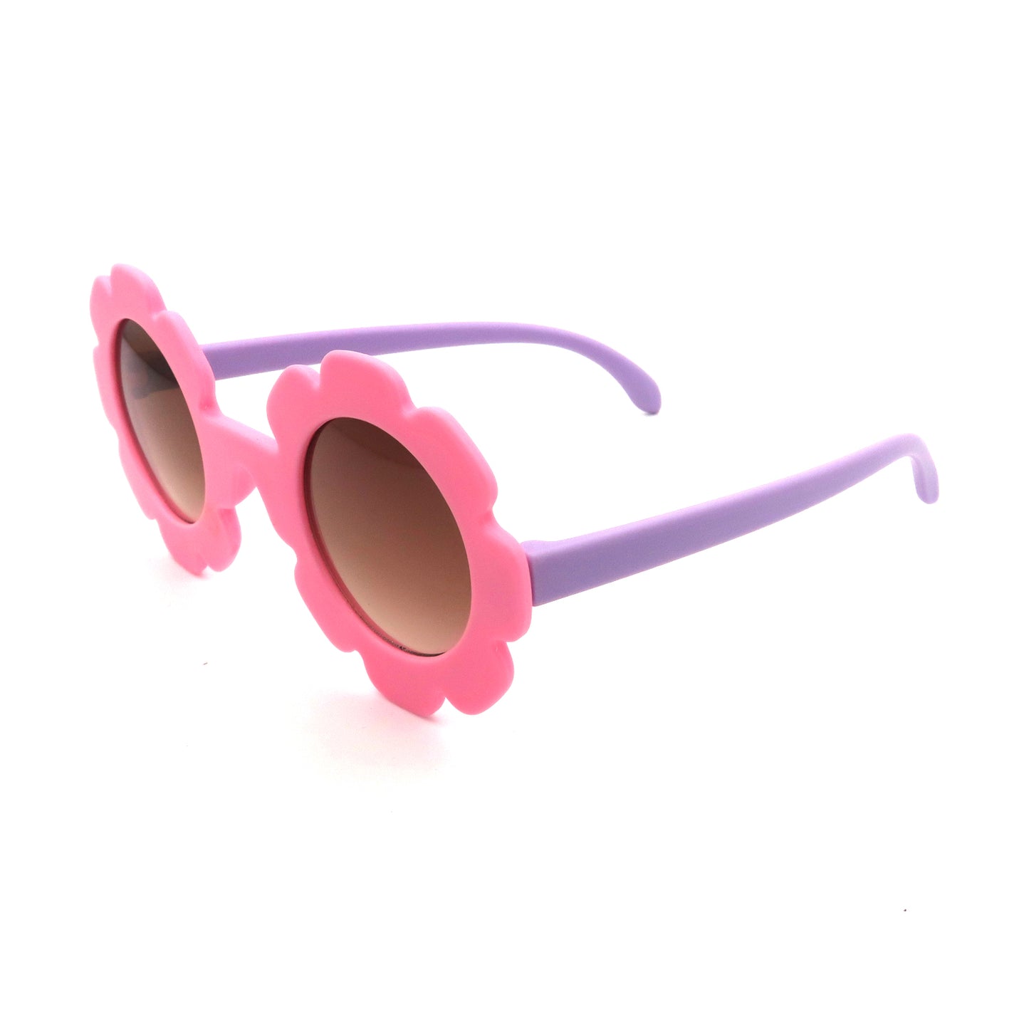 Vi6172 ound Flower Sunglasses Set, Outdoor Kids Sunglasses Kit, 12 Color Options Flower Sunglasses