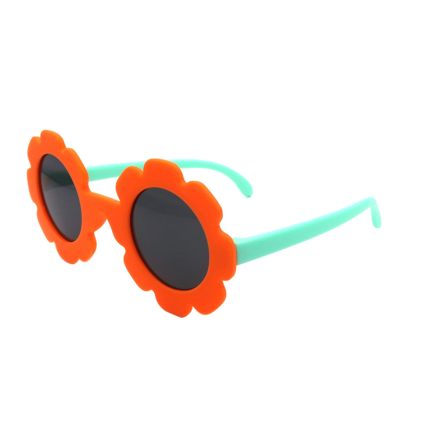 Vi6172 ound Flower Sunglasses Set, Outdoor Kids Sunglasses Kit, 12 Color Options Flower Sunglasses