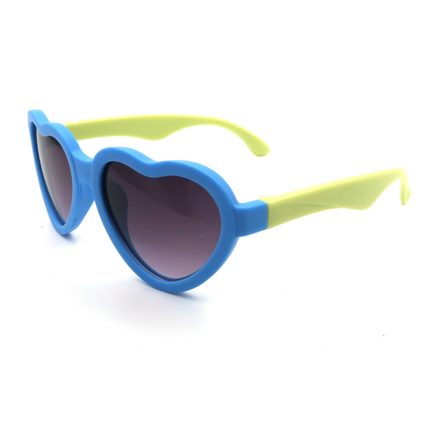 Vi6173 ids Heart Shaped Sunglasses Stylish Cute  Sunglasses for Toddler Girls Age 3-10 Outdoor Beach Eyewear