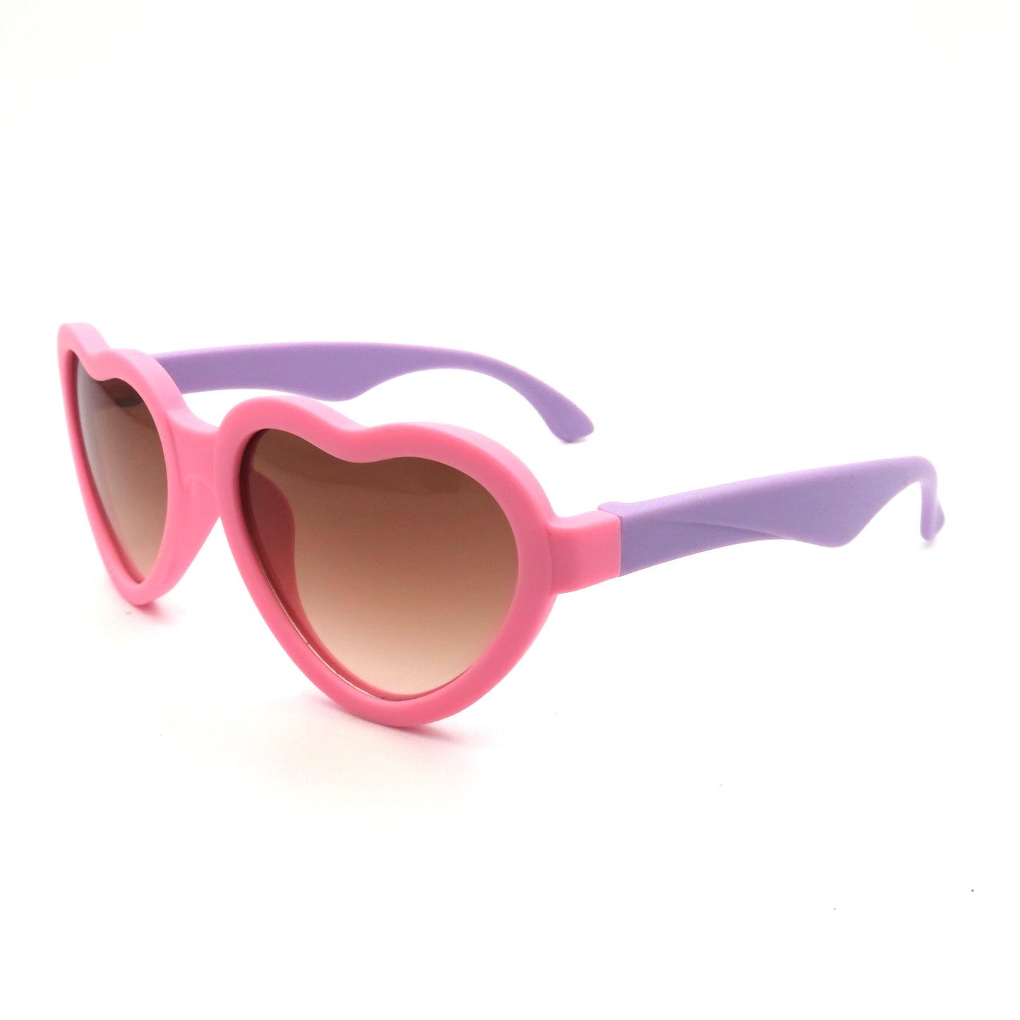 Vi6173 ids Heart Shaped Sunglasses Stylish Cute  Sunglasses for Toddler Girls Age 3-10 Outdoor Beach Eyewear