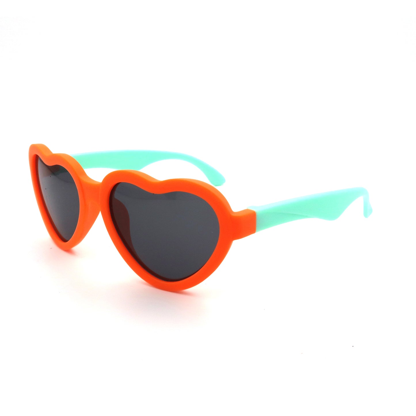 Vi6173 ids Heart Shaped Sunglasses Stylish Cute  Sunglasses for Toddler Girls Age 3-10 Outdoor Beach Eyewear