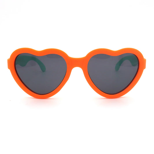 Vi6173 ids Heart Shaped Sunglasses Stylish Cute  Sunglasses for Toddler Girls Age 3-10 Outdoor Beach Eyewear