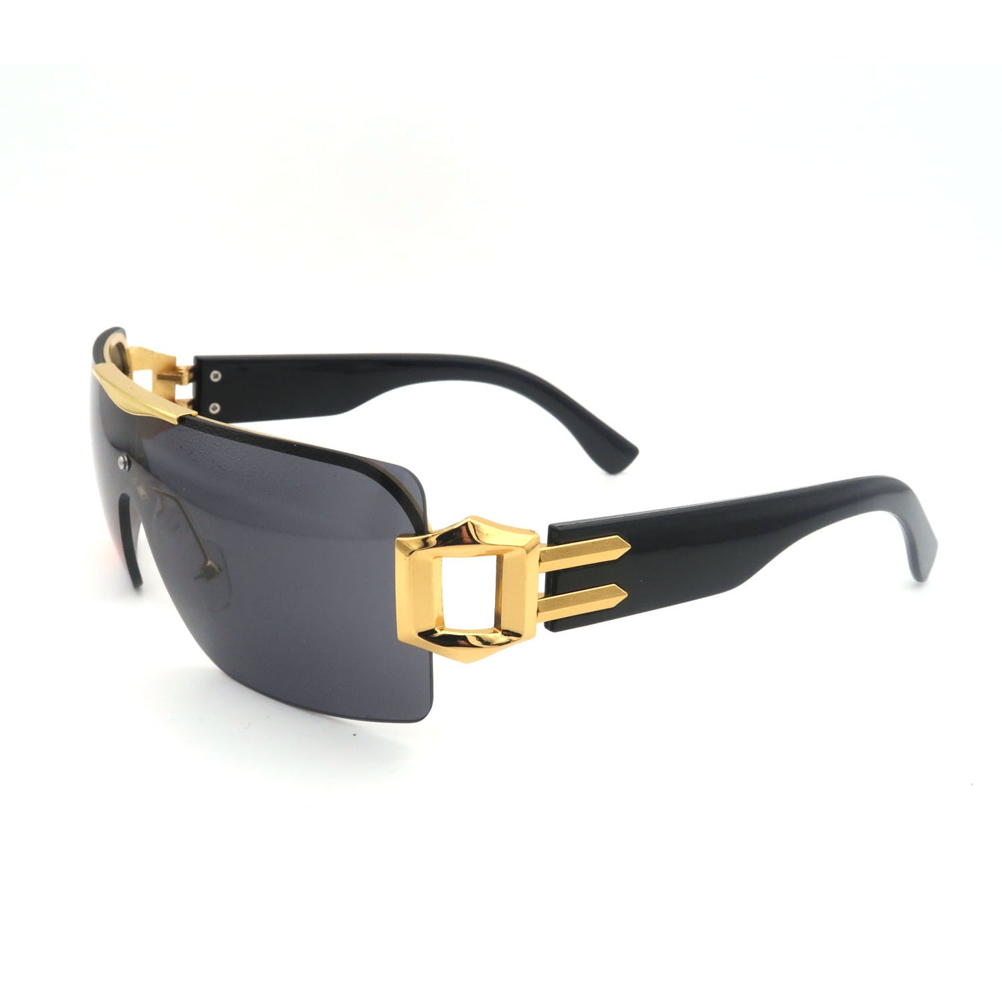 New Arrival One-piece Square Frame Sunglasses Overiszed Vintage Retro Style Sunglasses