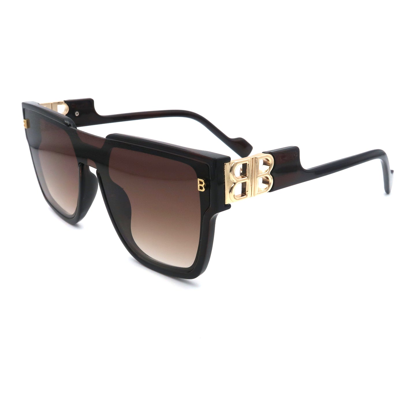 HB820107 Trendy Square Sunglasses Womens,Retro BB Oversized Women Thick Sun Glasses