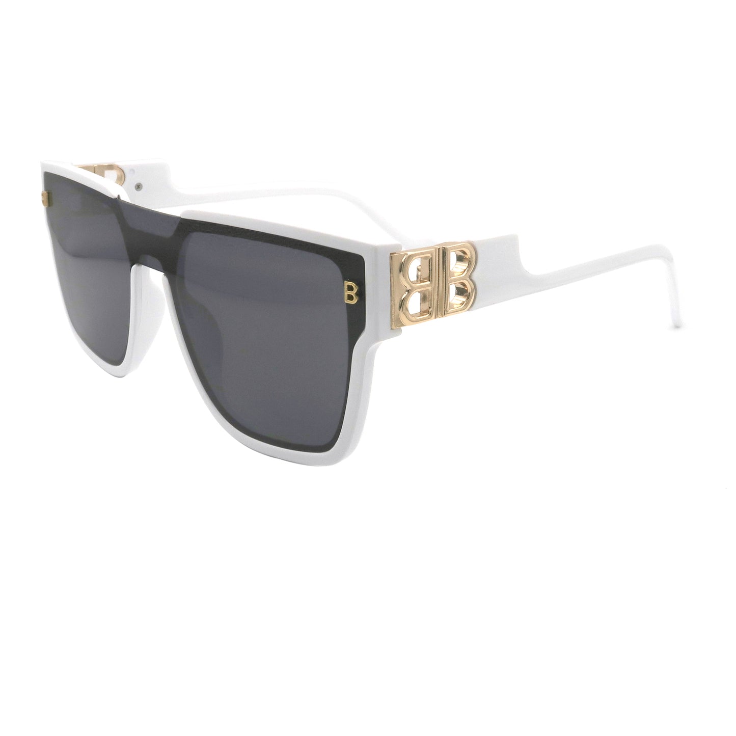 HB820107 Trendy Square Sunglasses Womens,Retro BB Oversized Women Thick Sun Glasses