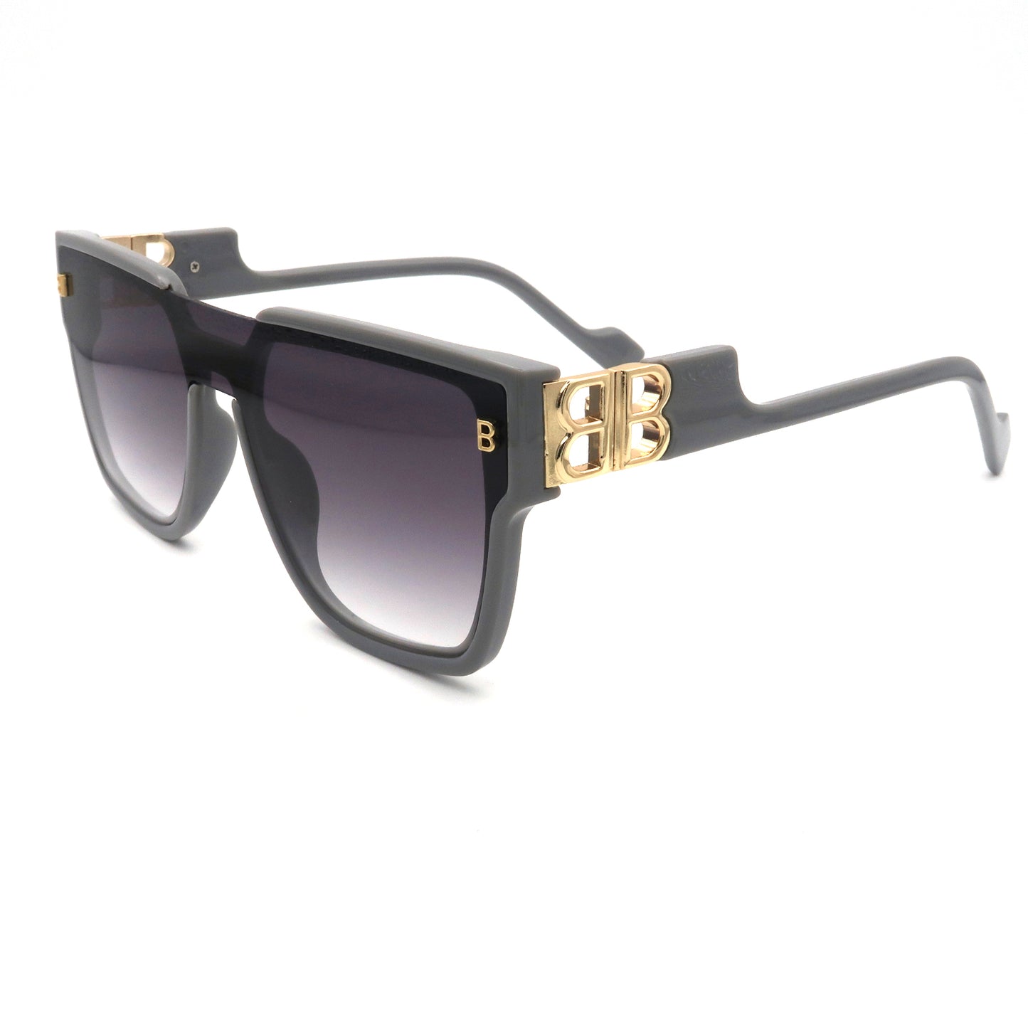 HB820107 Trendy Square Sunglasses Womens,Retro BB Oversized Women Thick Sun Glasses