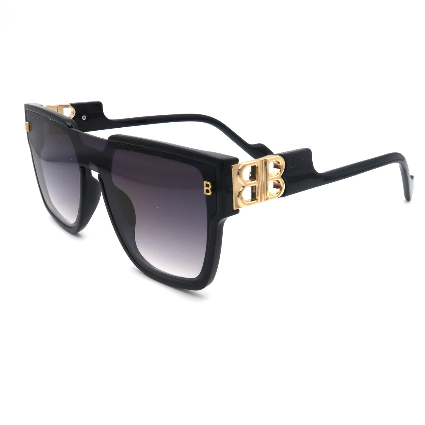 HB820107 Trendy Square Sunglasses Womens,Retro BB Oversized Women Thick Sun Glasses