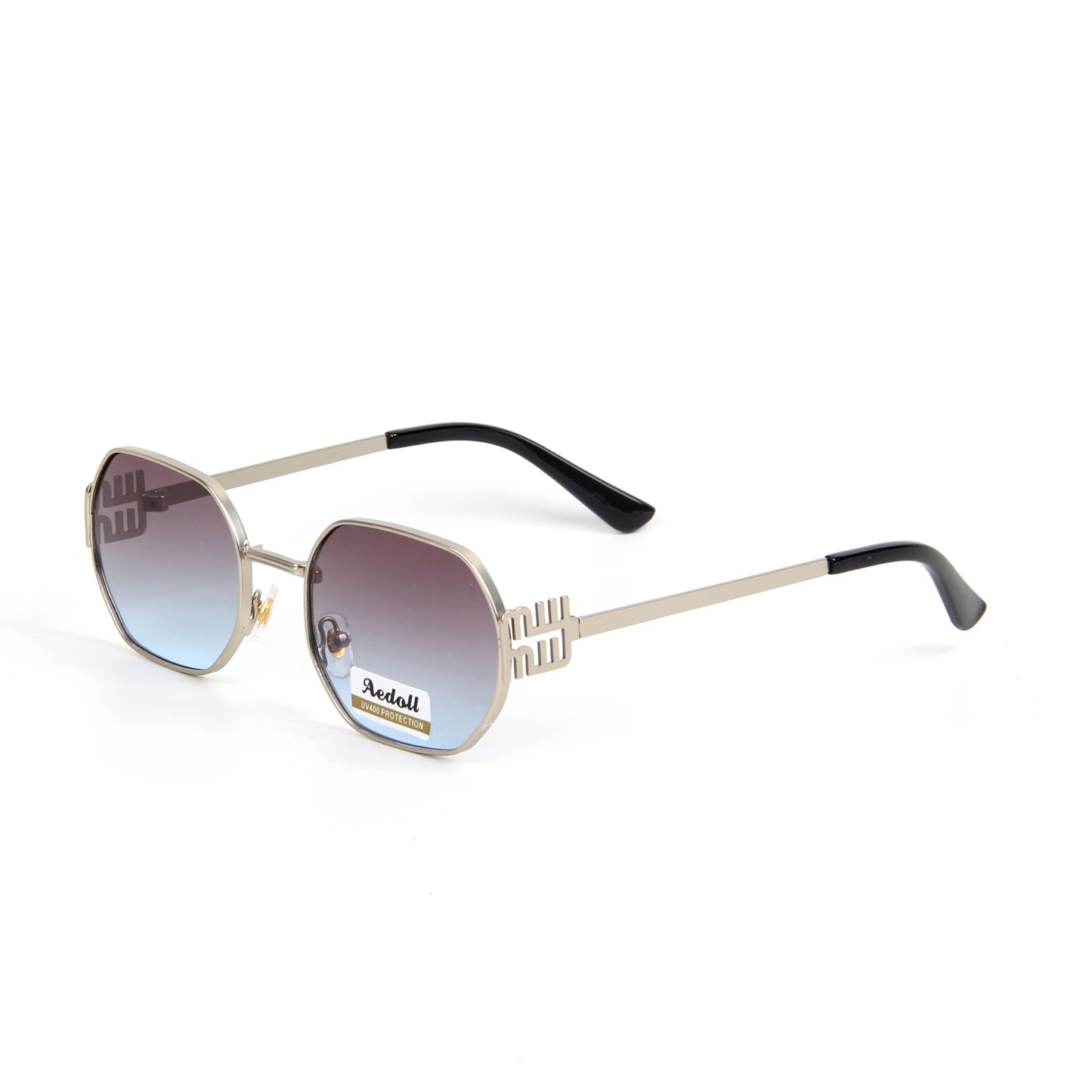 H014 Retro Rectangle Oval Sunglasses for Women Men Vintage 90s Style Rectangular Frame Sunnies