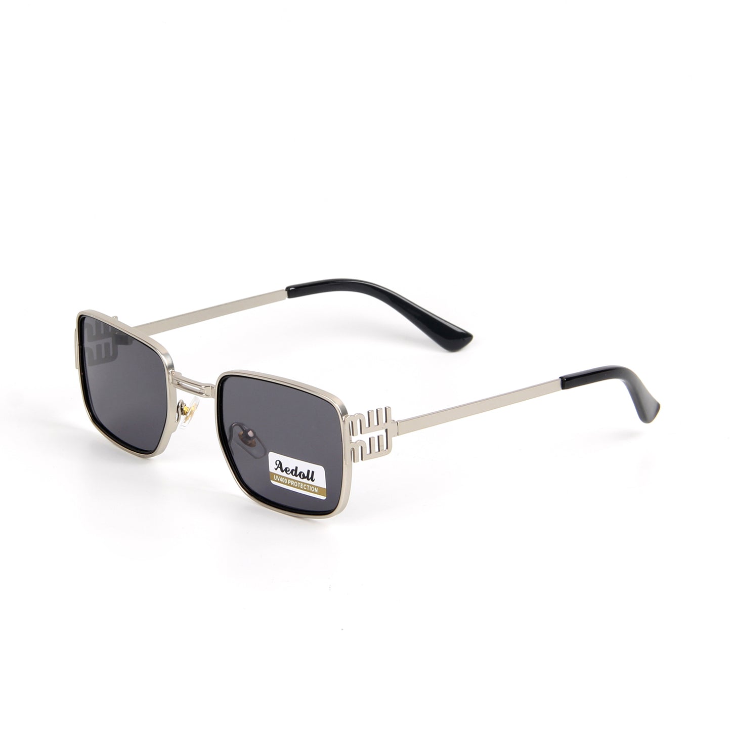 H015 Retro Rectangle Sunglasses for Women Men Vintage 90s Style Rectangular Frame Sunnies