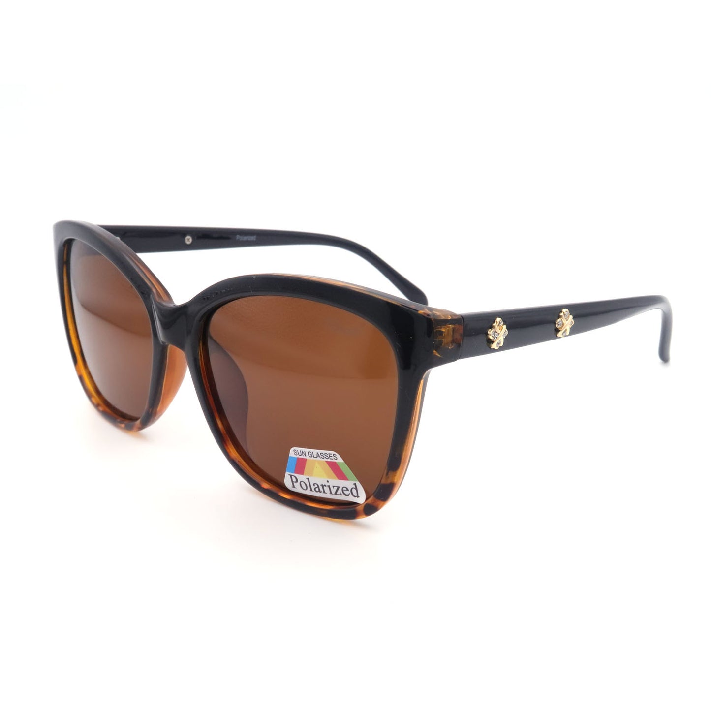 Polarized Sunglasses Womens, Classic Square Sun Glasses for women with UV Protection Wrap Shades