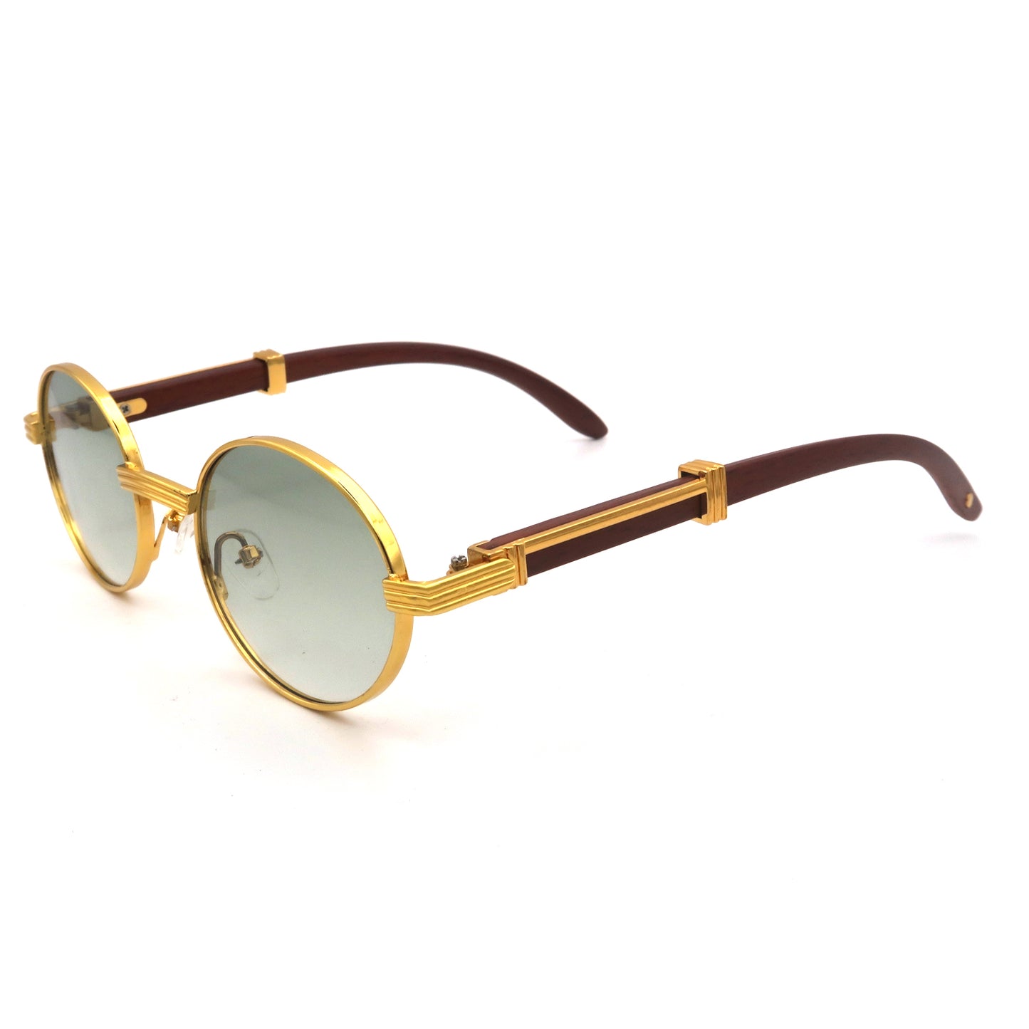 Vi19112 Vintage Retro Round Sunglasses Metal Circle Frame For men and women